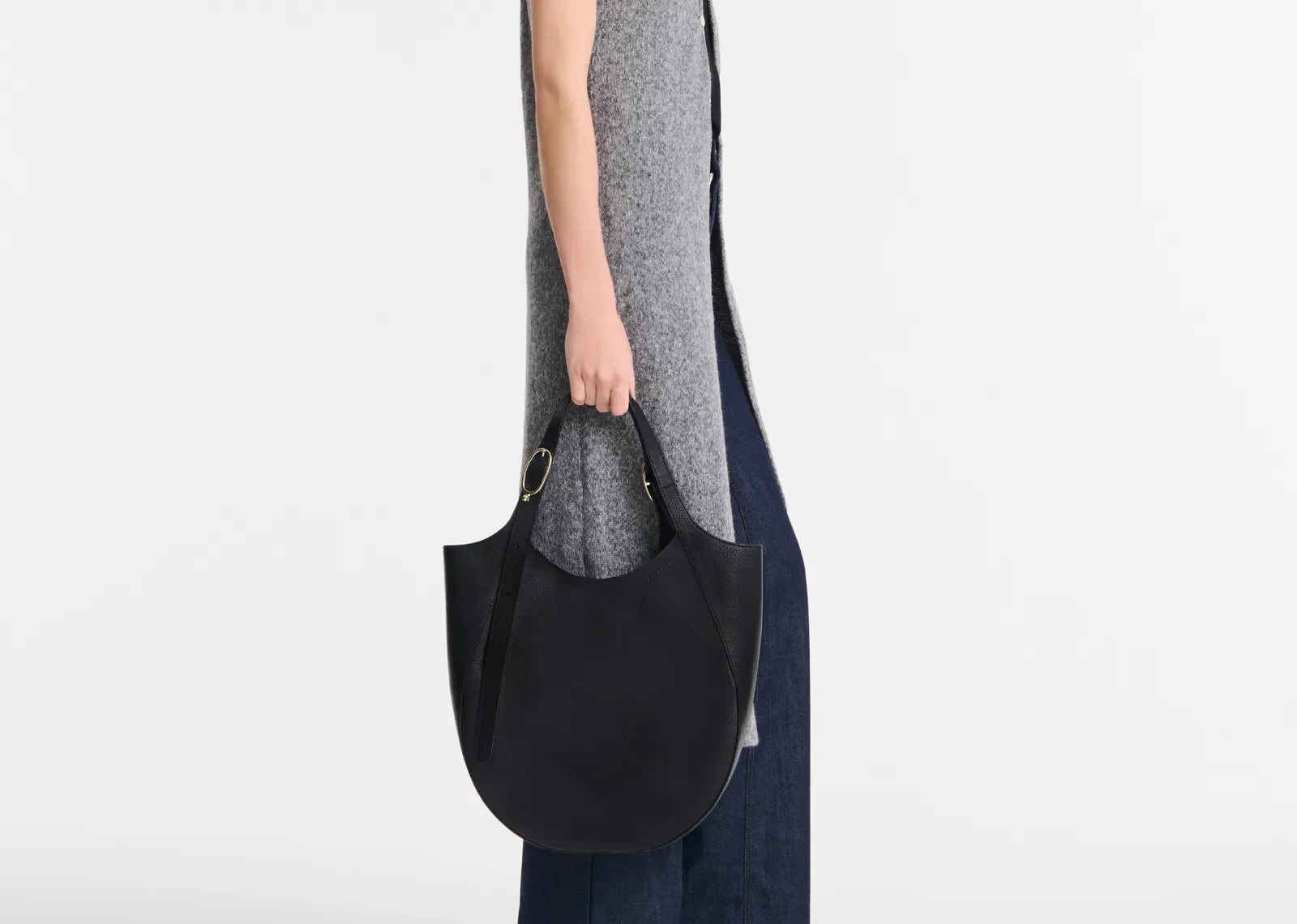 Longchamp Le Foulonné XL Tote Bag Black - My Suti