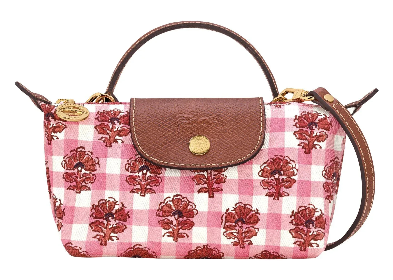 Longchamp Le Pliage Collection XS Pouch Blush Canvas - My Suti