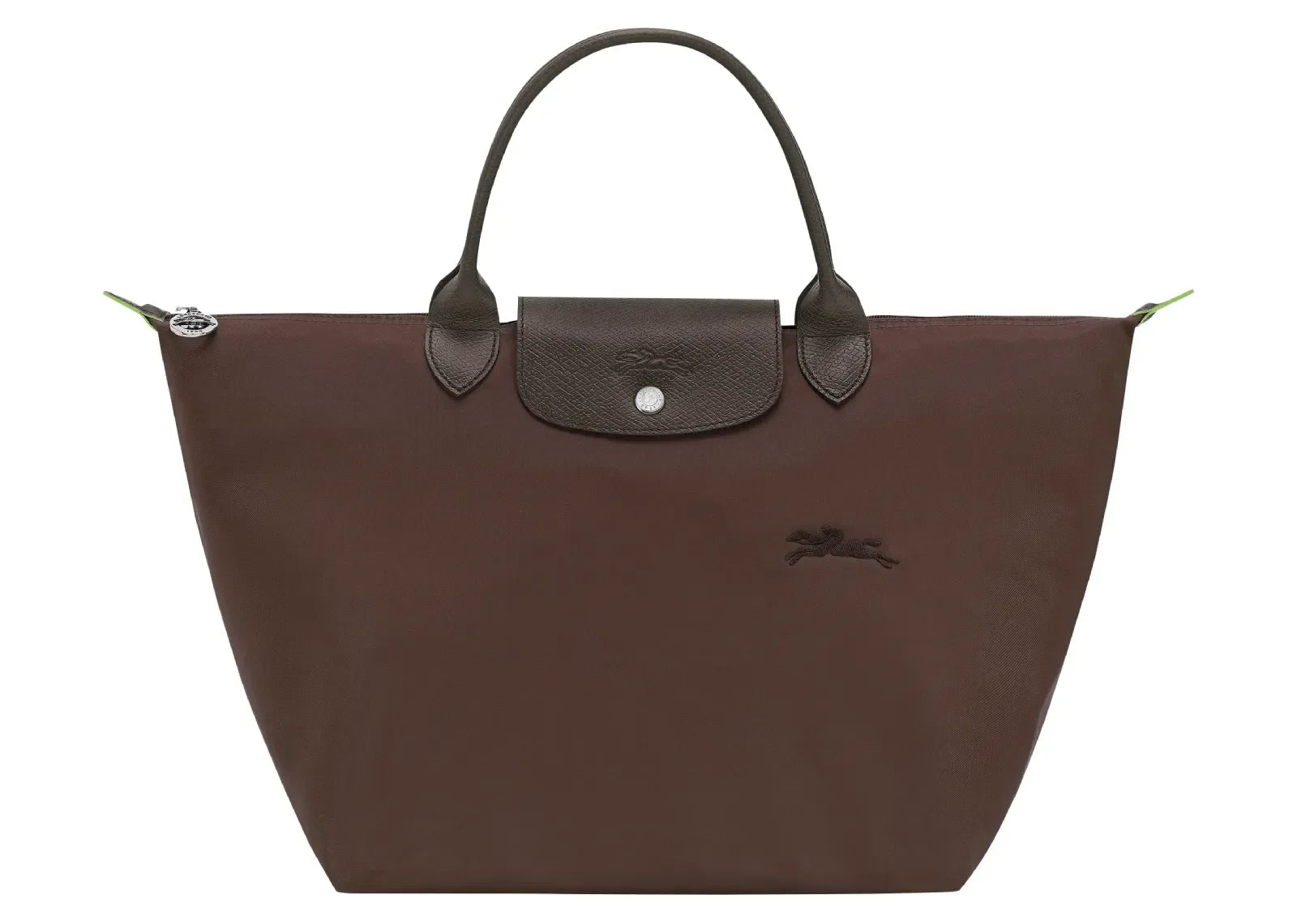 Longchamp Le Pliage Green Medium Handbag Mocha - My Suti