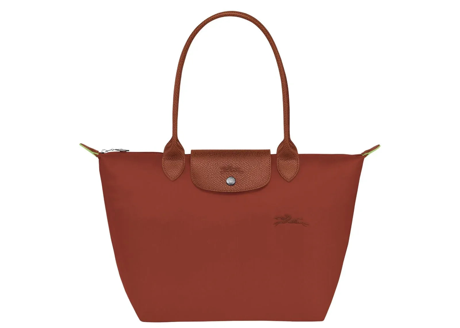 Longchamp Le Pliage Green Medium Tote Bag Chestnut - My Suti