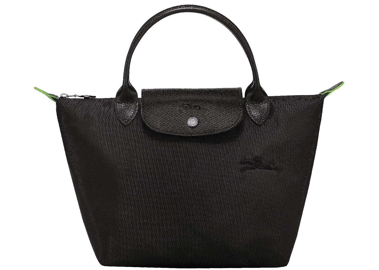 Longchamp Le Pliage Green Small Handbag Black - My Suti
