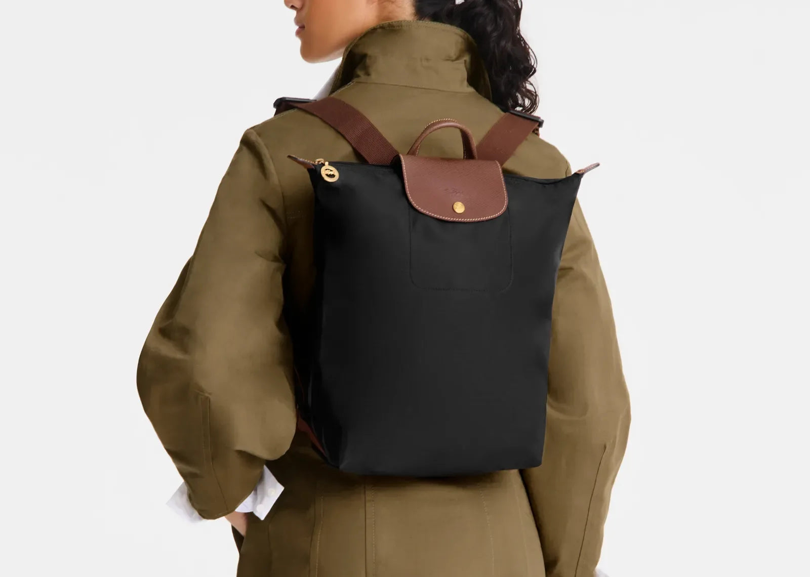 Longchamp Le Pliage Original M Backpack Black - My Suti