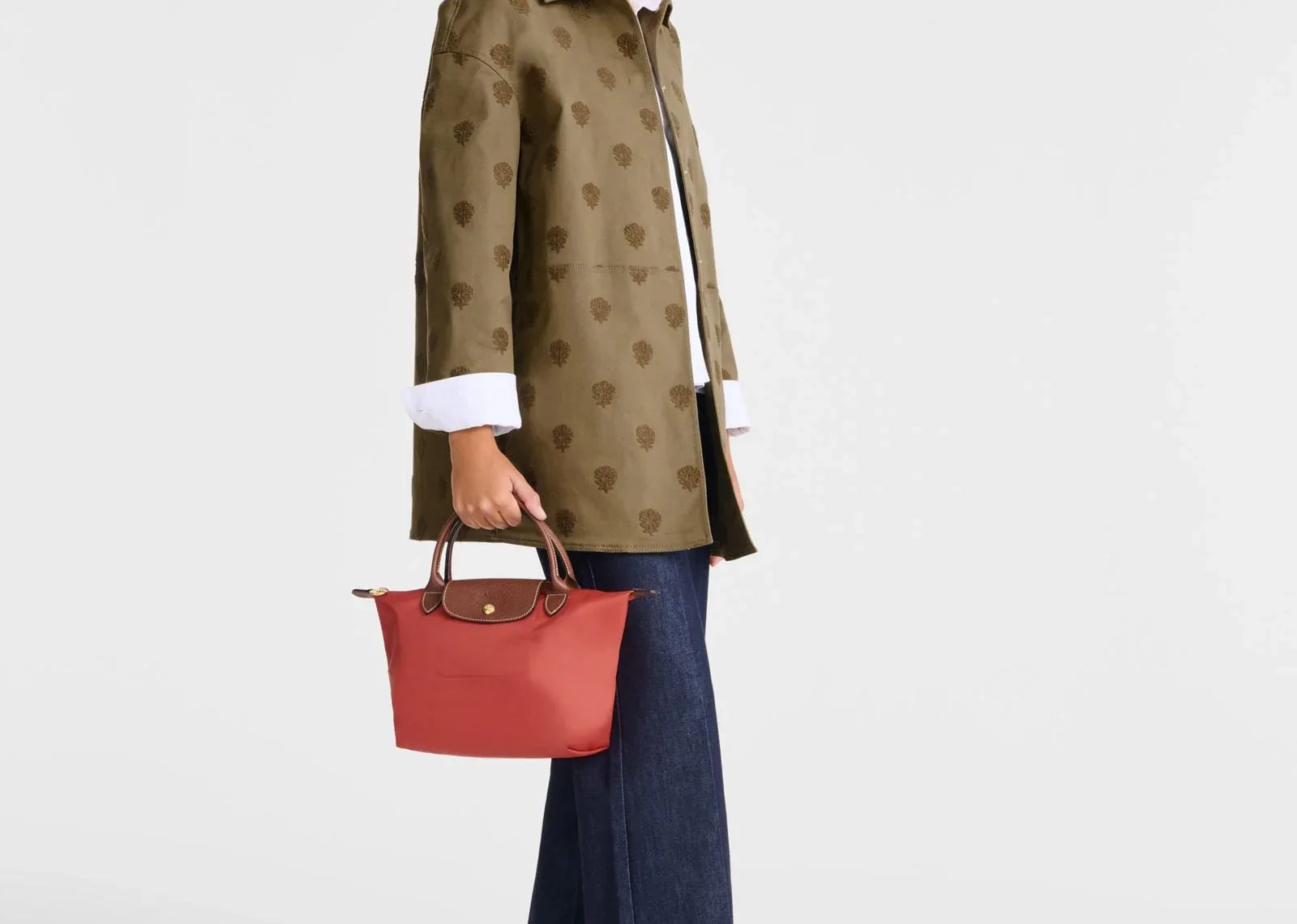 Longchamp Le Pliage Original Small Handbag Tomato - My Suti