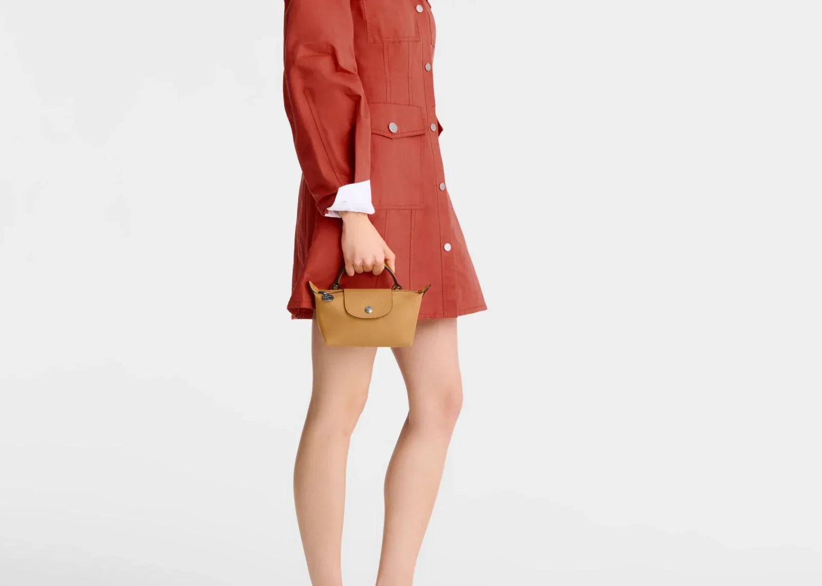 Longchamp Le Pliage Xtra XS Pouch Leather Honey - My Suti