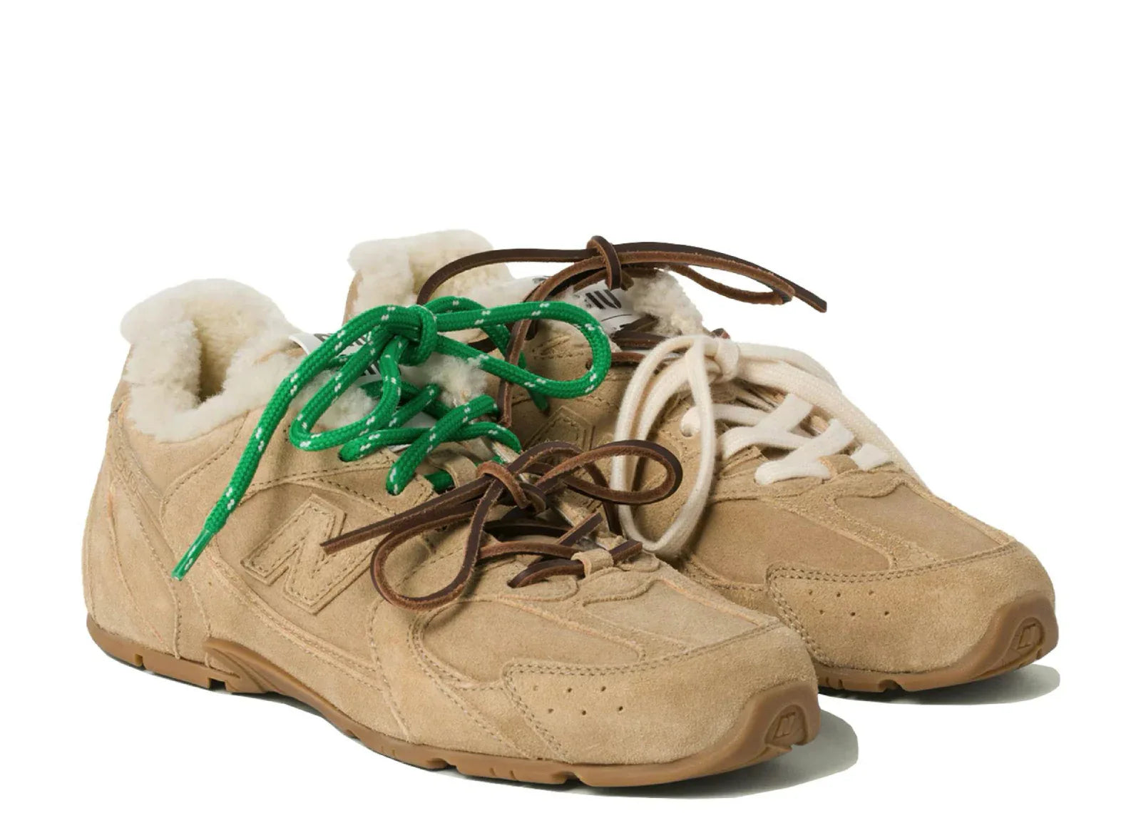 New Balance 530 SL Miu Miu Ecru Shearling - My Suti