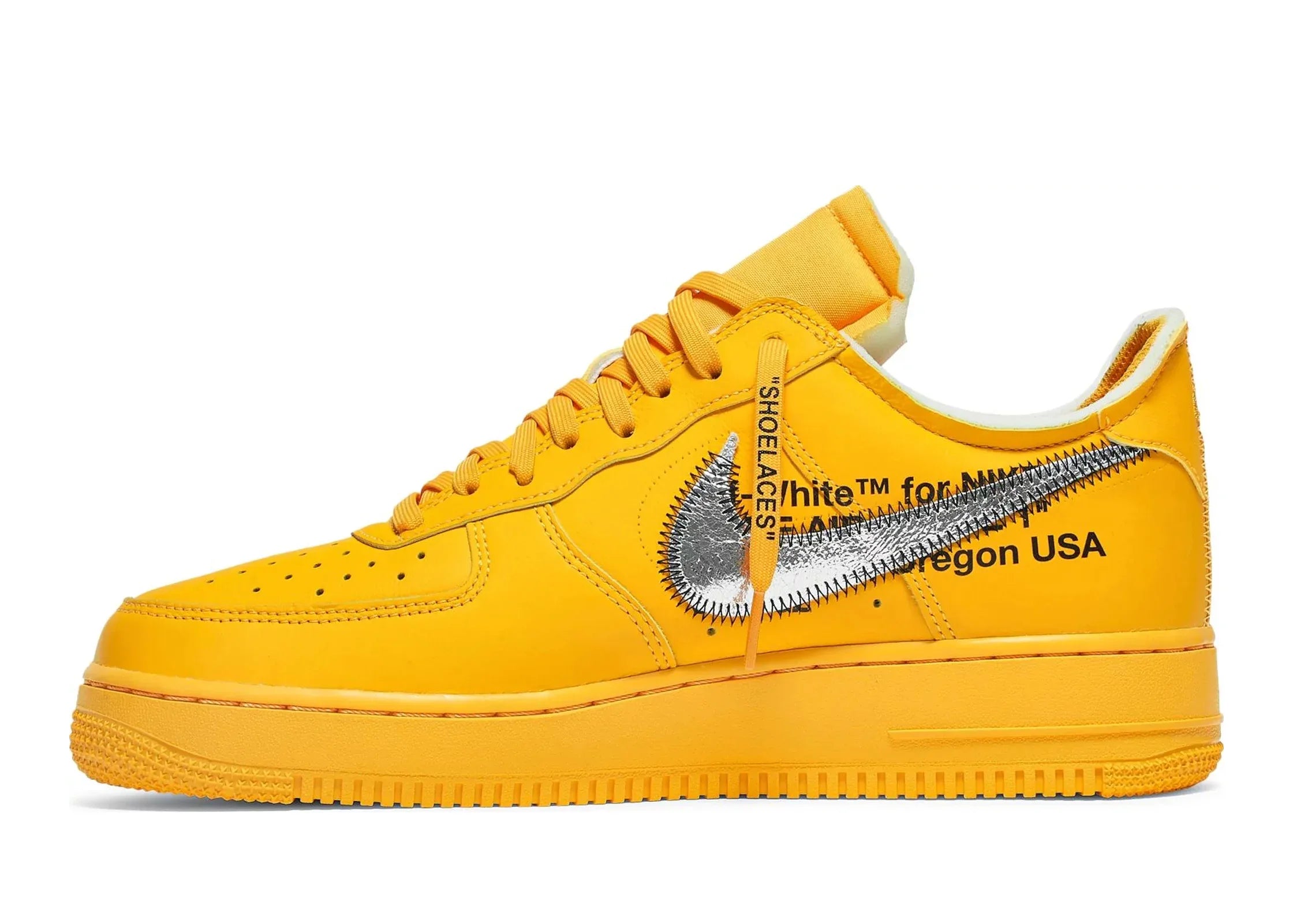 Nike Air Force 1 Low Off-White ICA University Gold - My Suti