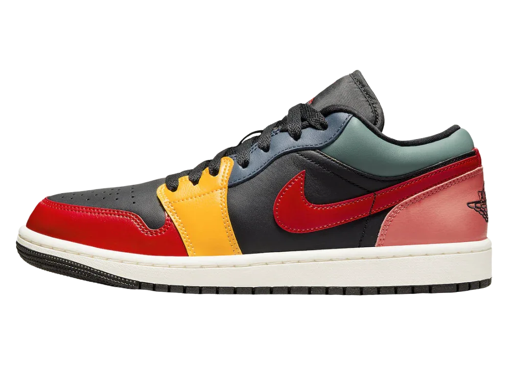 Nike Air Jordan 1 Low SE Black Multi-Color (W) - My Suti