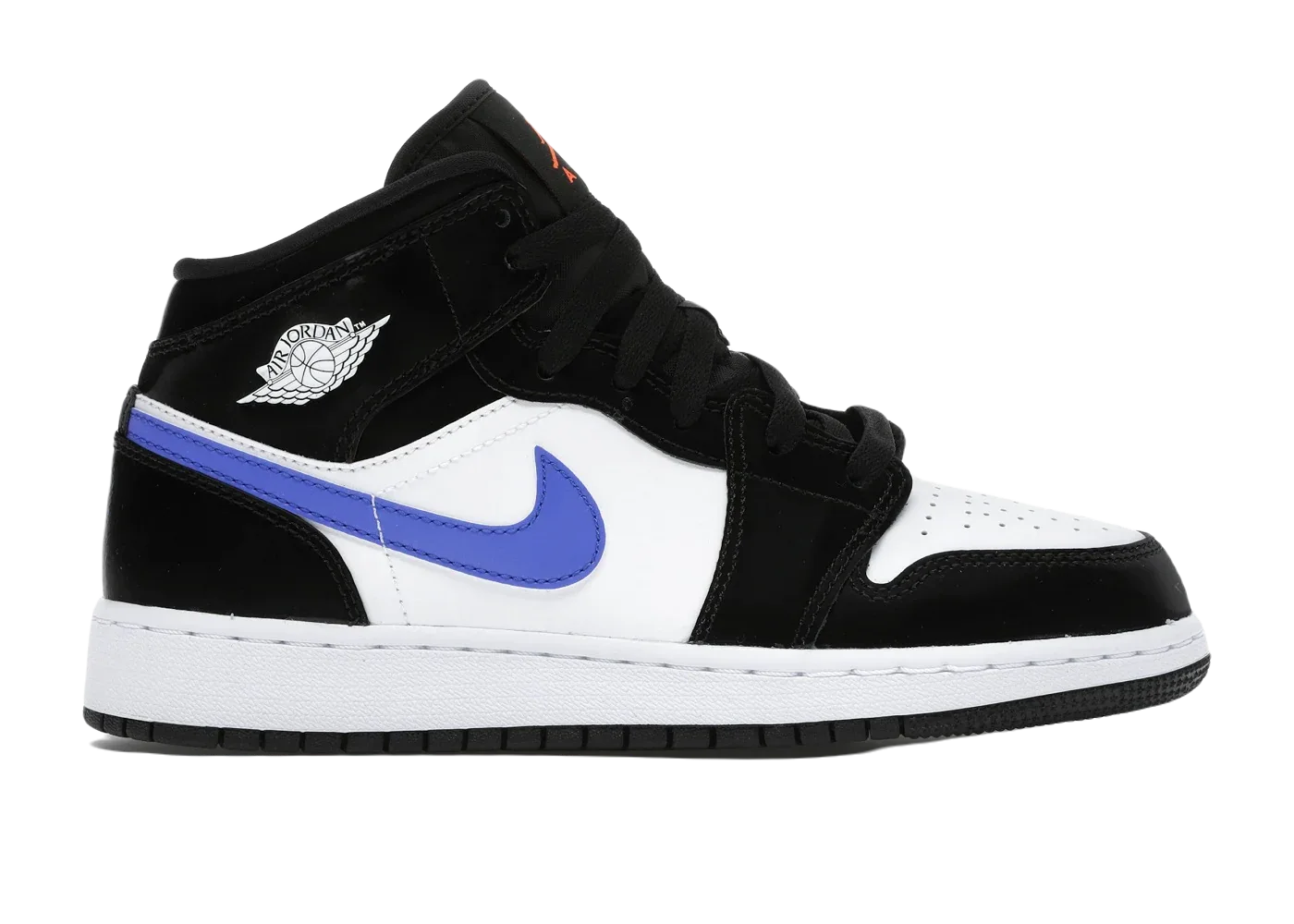 Nike Air Jordan 1 Mid Black Racer Blue White (GS) - My Suti