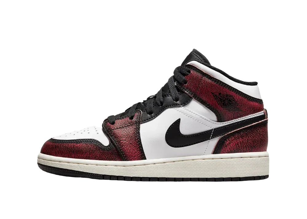 Nike Air Jordan 1 Mid SE Black Infrared 23 (GS) - My Suti