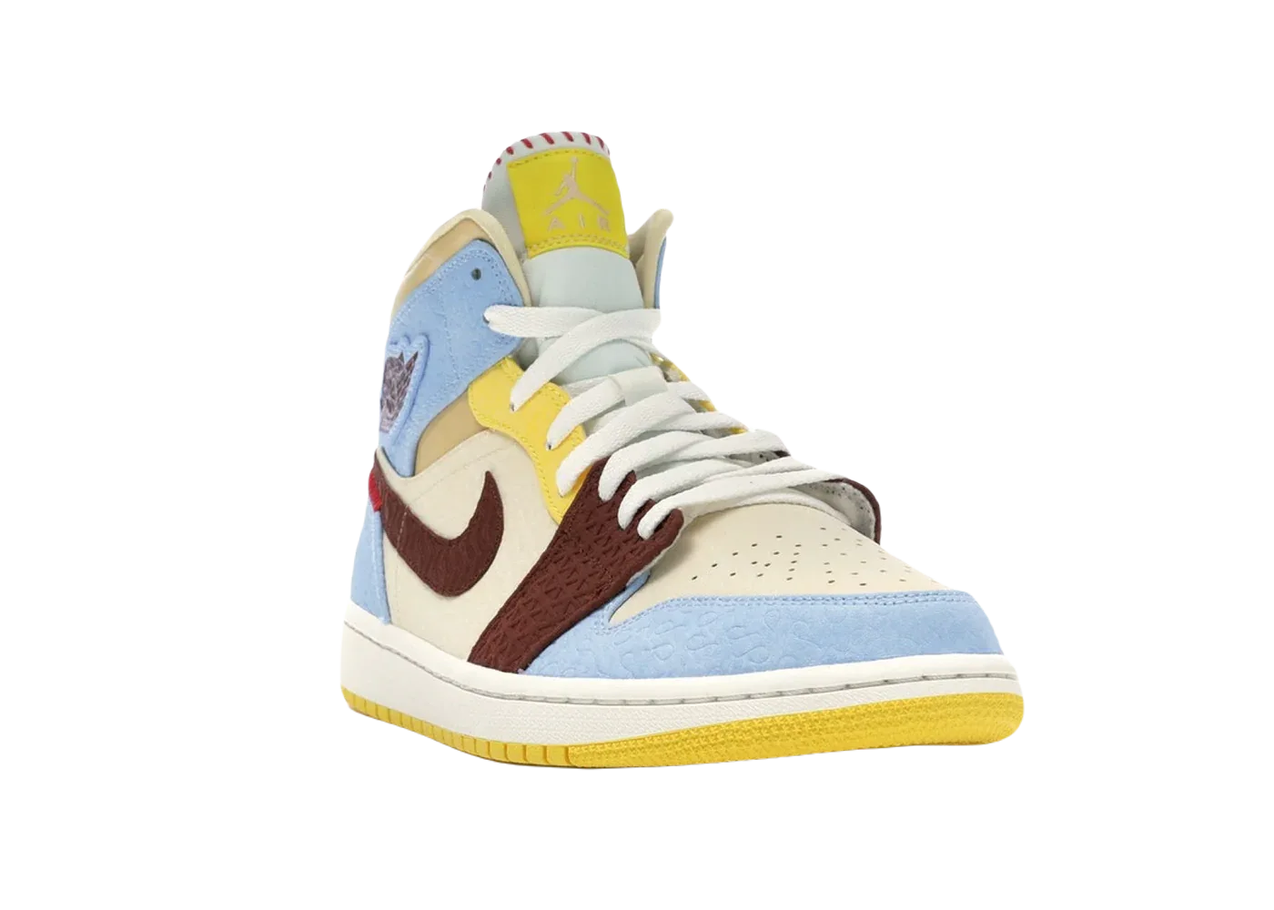 Nike Air Jordan 1 Mid SE Fearless Maison Chateau Rouge - My Suti