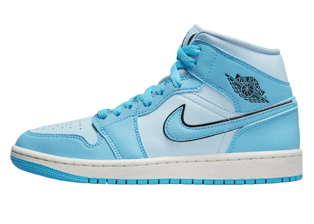 Nike Air Jordan 1 Mid SE Ice Blue (W) - My Suti