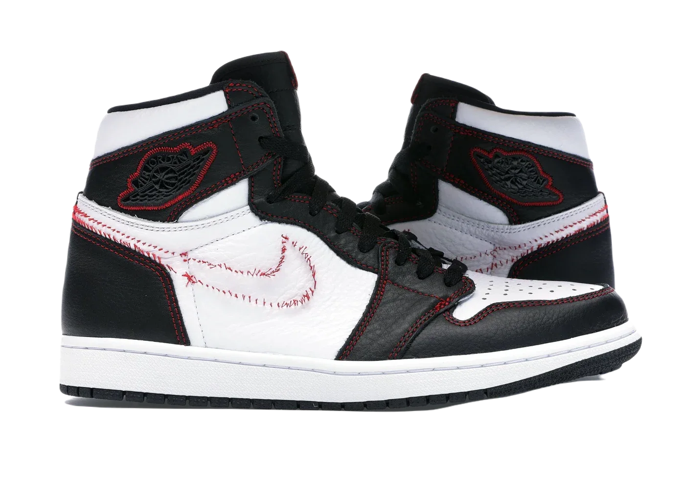 Nike Air Jordan 1 Retro High Defiant White Black Gym Red - My Suti Nike Air Jordan 1 Retro High Defiant White Black Gym Red - My Suti