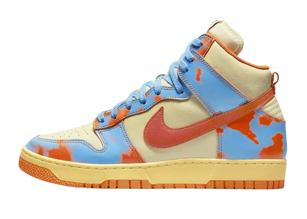 Nike Dunk High 1985 SP Orange Acid Wash - My Suti