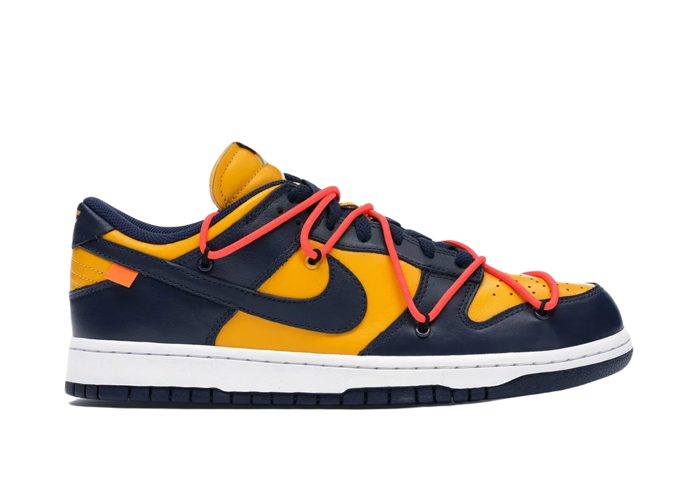 Nike Dunk Low Off-White University Gold Midnight Navy - My Suti