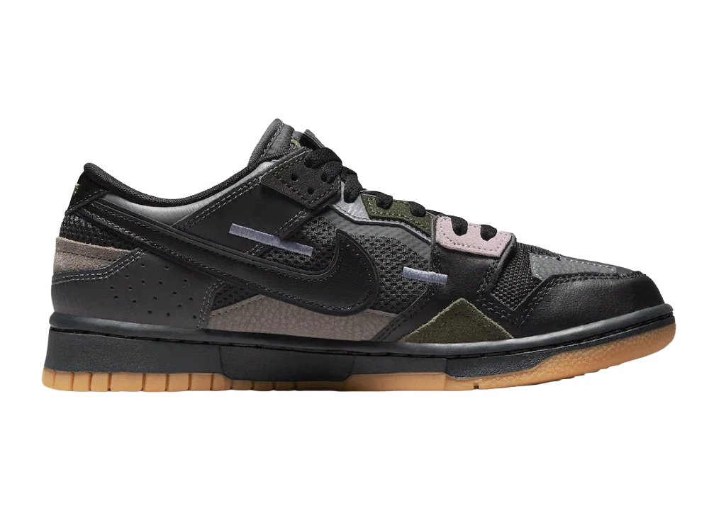 Nike Dunk Low Scrap Black Gum - My Suti