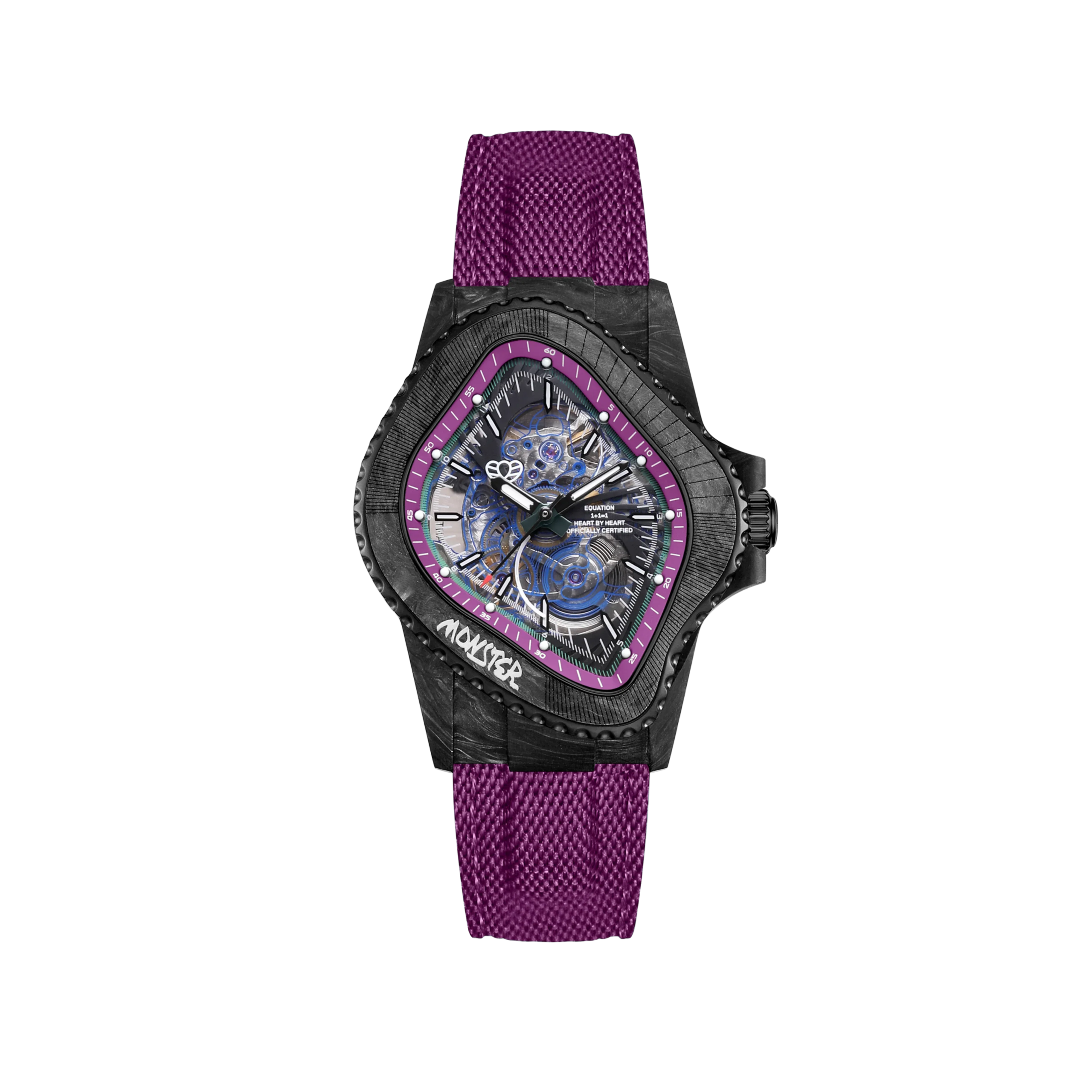 LAARVEE Watch PEA005-CFRPBLK/PUR - Görsel 1