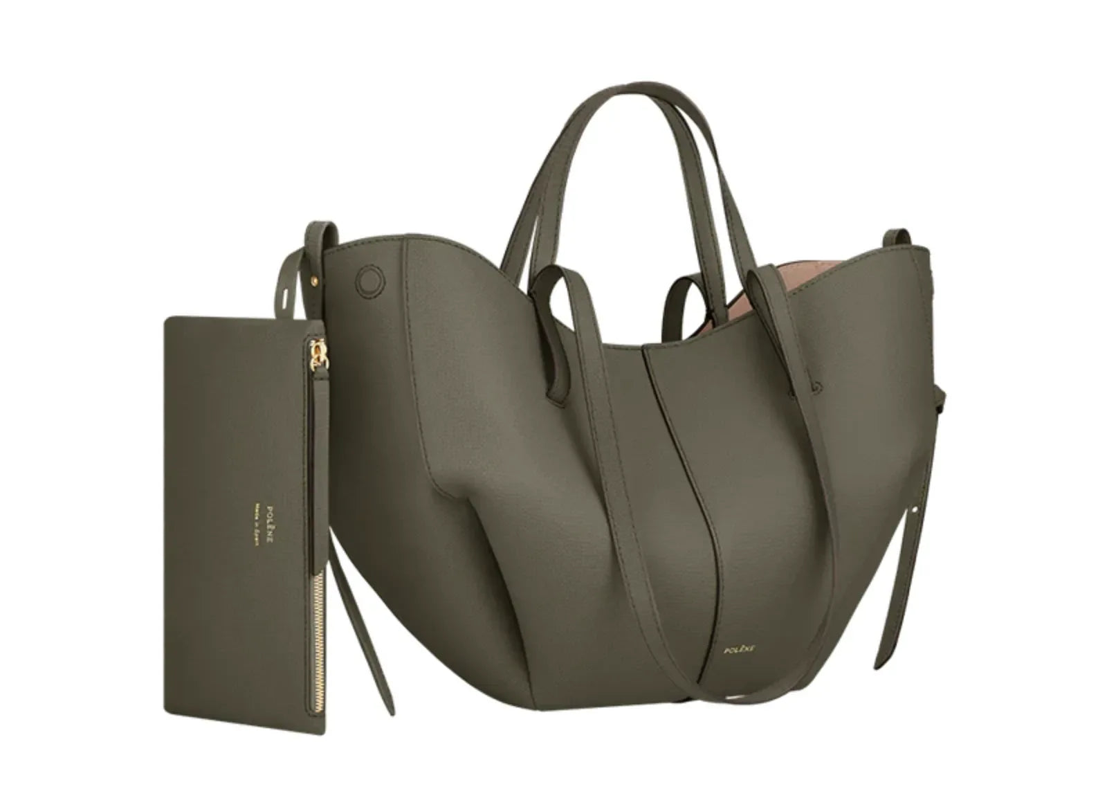 Polène Cyme Mini Edition Textured Smoky Green - My Suti