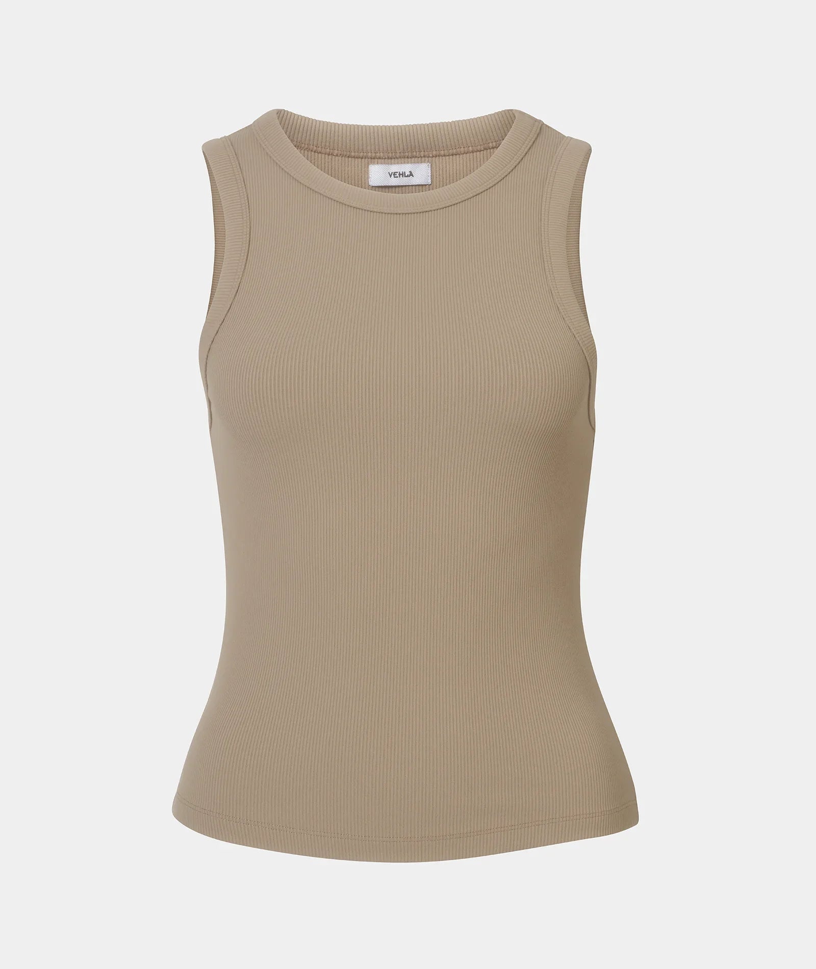 VEHLA RIBBED TANK - TAUPE - Ribbed Atlet - My Suti