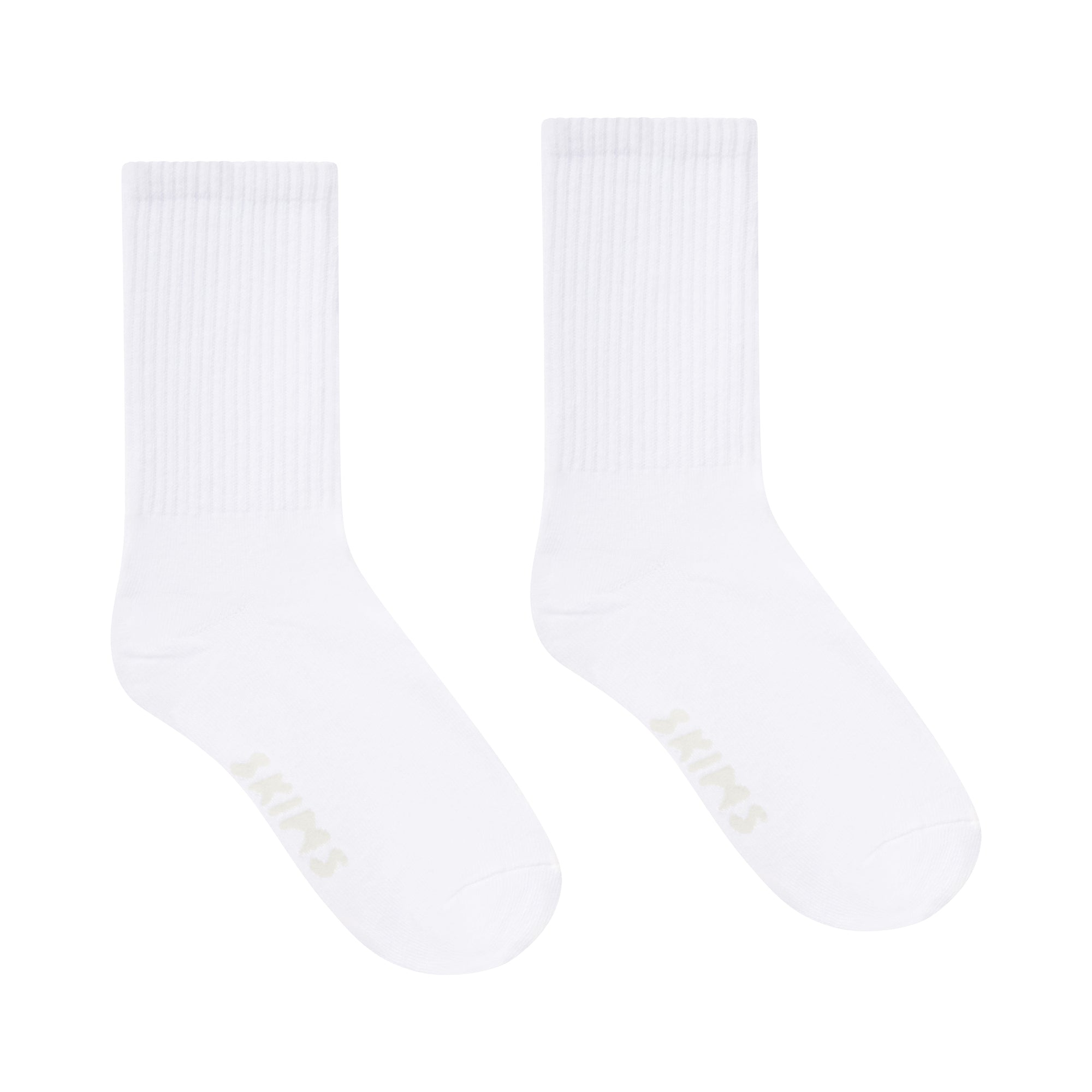 SKIMS RIBBED CREW SOCK | SNOW