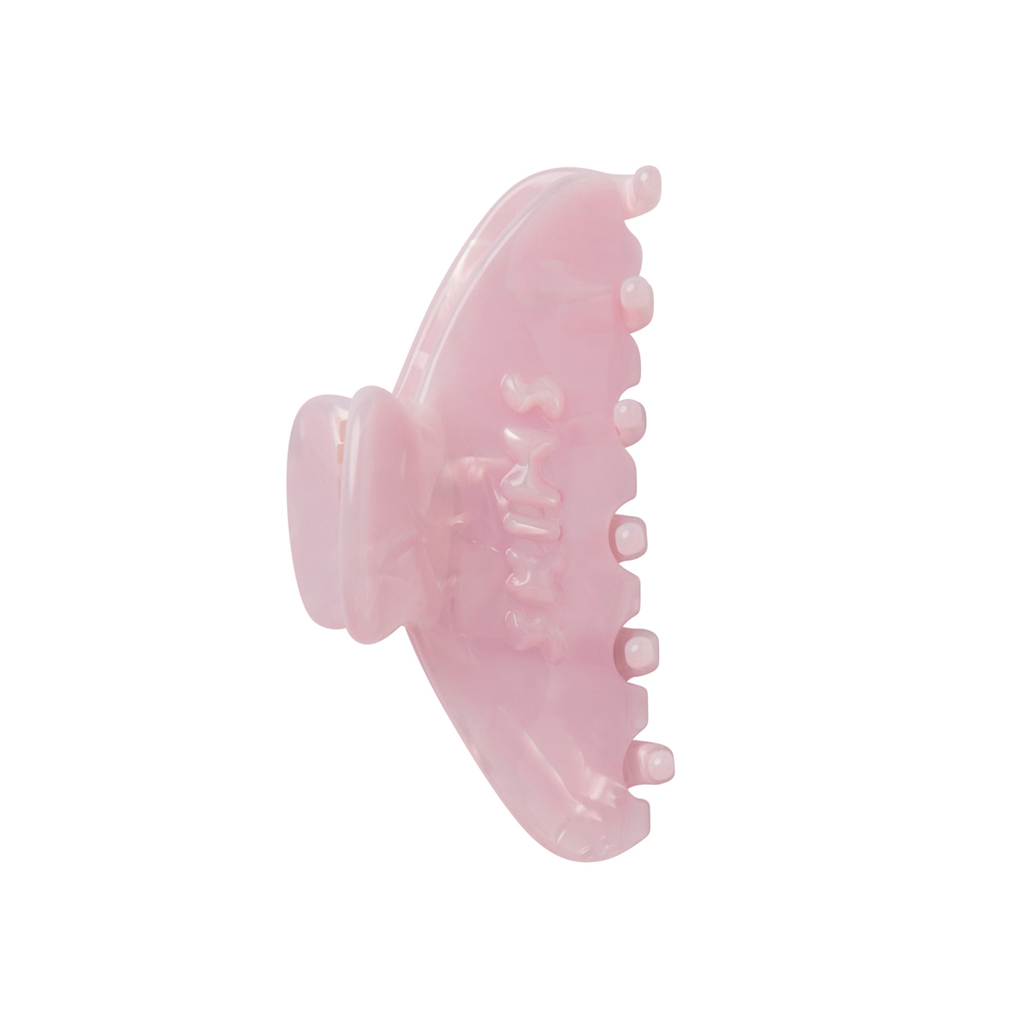 SKIMS GETTING READY ACCESSORIES EMBOSSED LOGO CLAW CLIP | BARELY PINK PEARL - Görsel 1
