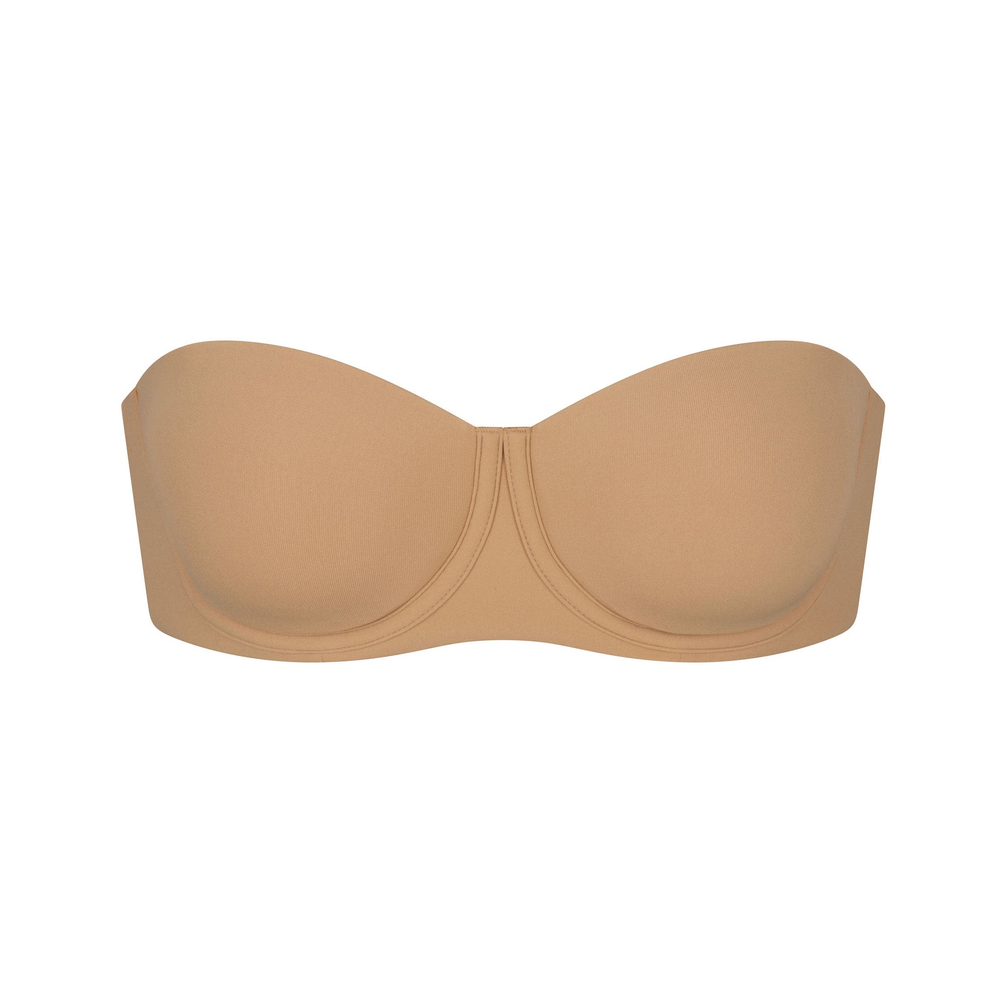 SKIMS FITS EVERYBODY STRAPLESS BRA | OCHRE