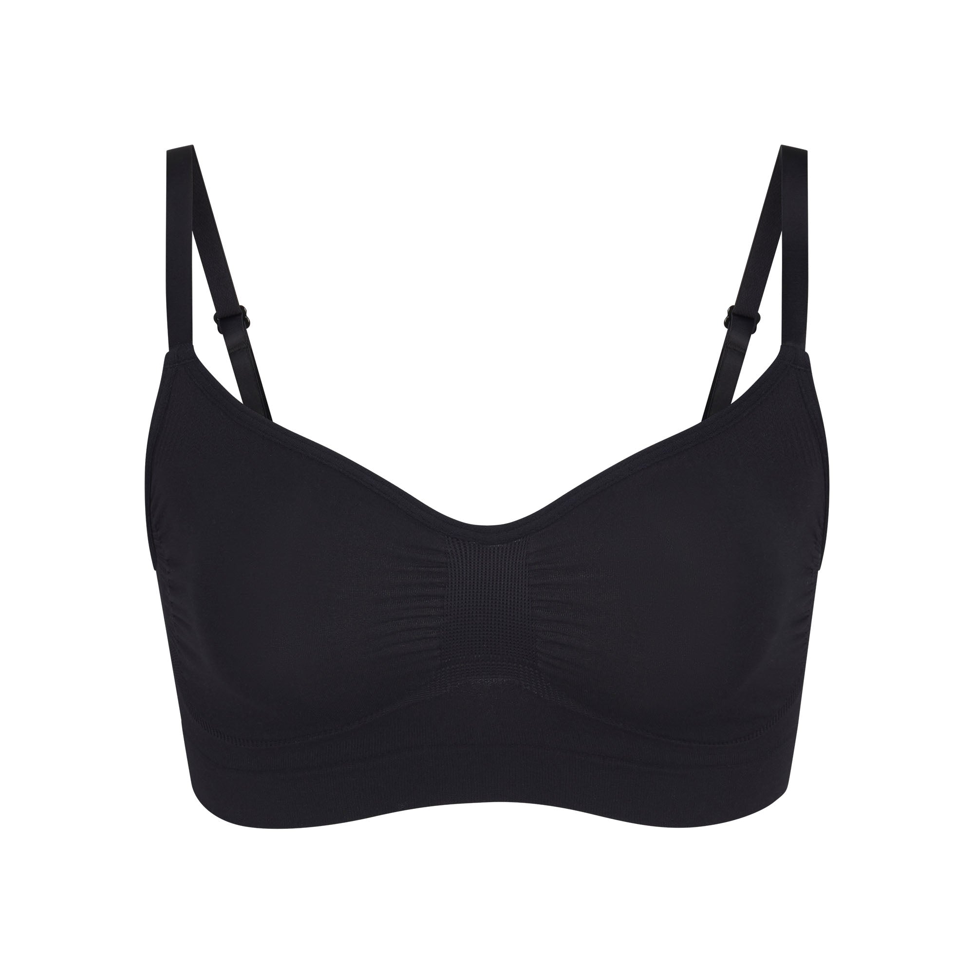 SKIMS SEAMLESS SCULPT BRALETTE | ONYX