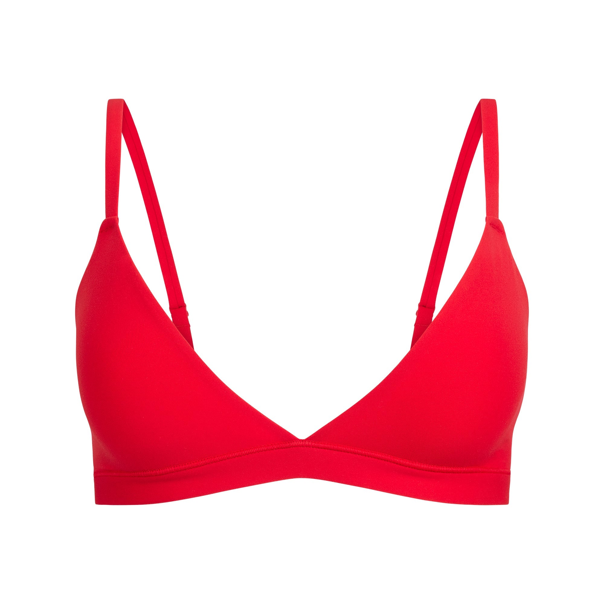 SKIMS FITS EVERYBODY TRIANGLE BRALETTE | CHERRY - Görsel 1