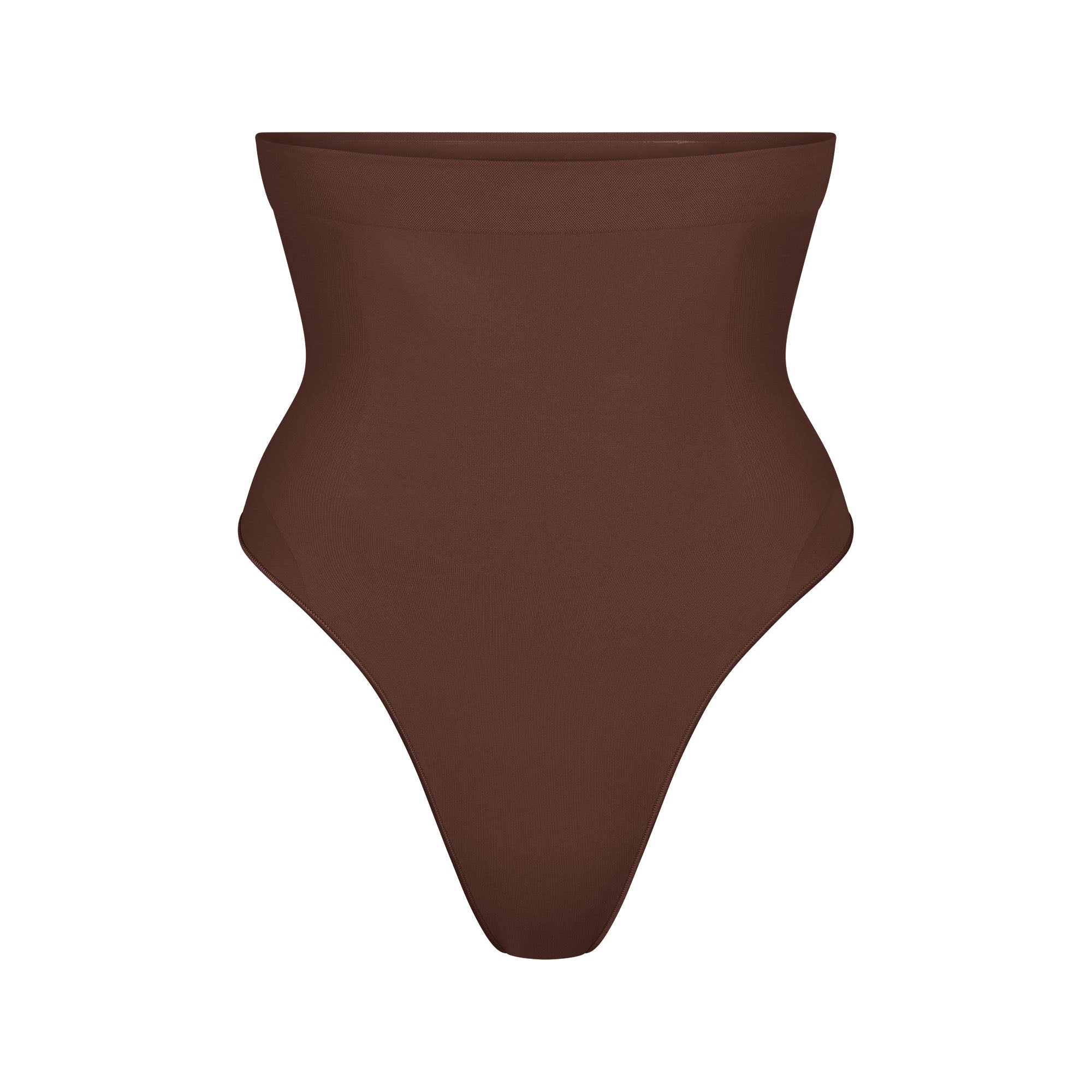SKIMS SEAMLESS SCULPT HIGH-WAISTED THONG | COCOA