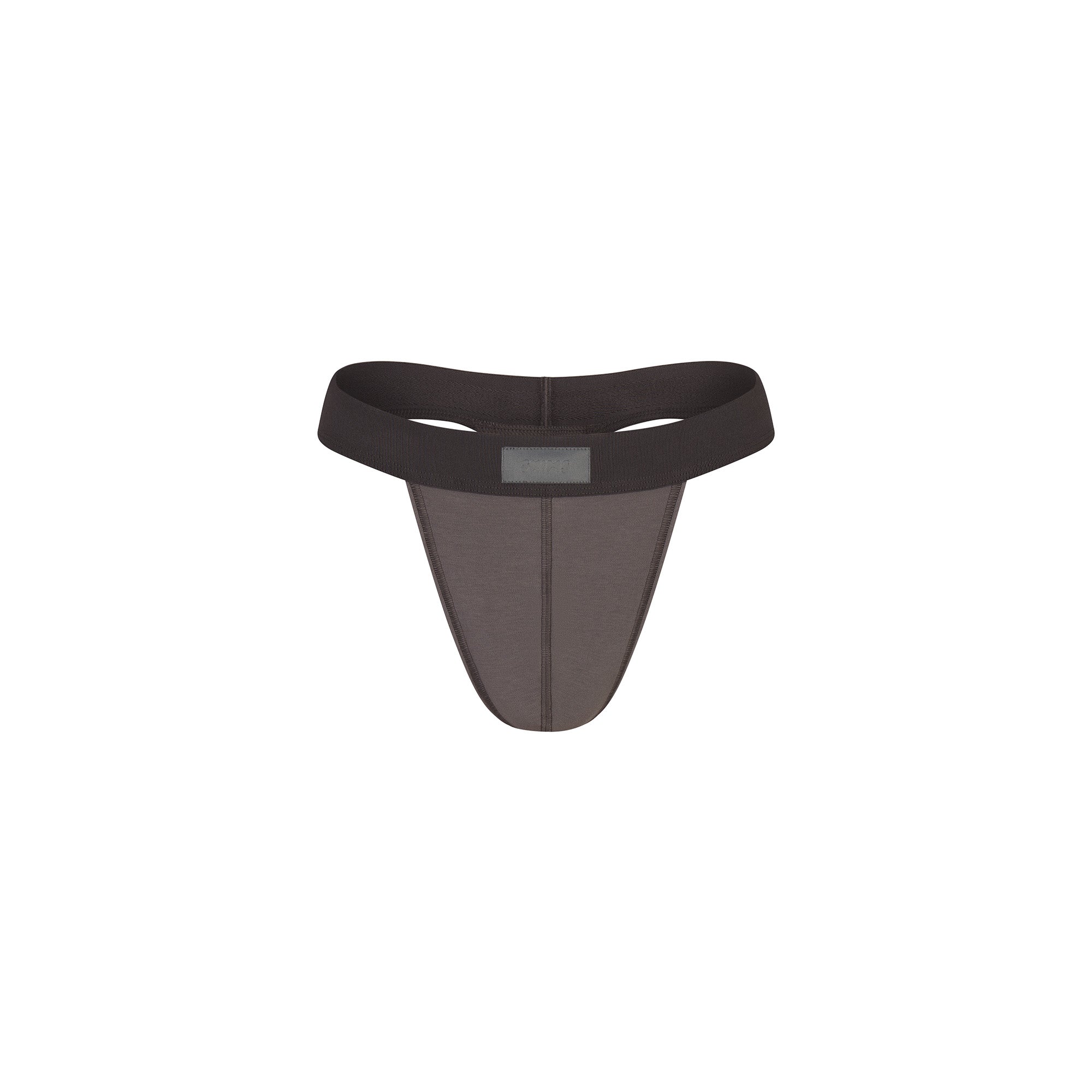 SKIMS COTTON MENS THONG | WASHED GUNMETAL - Görsel 1