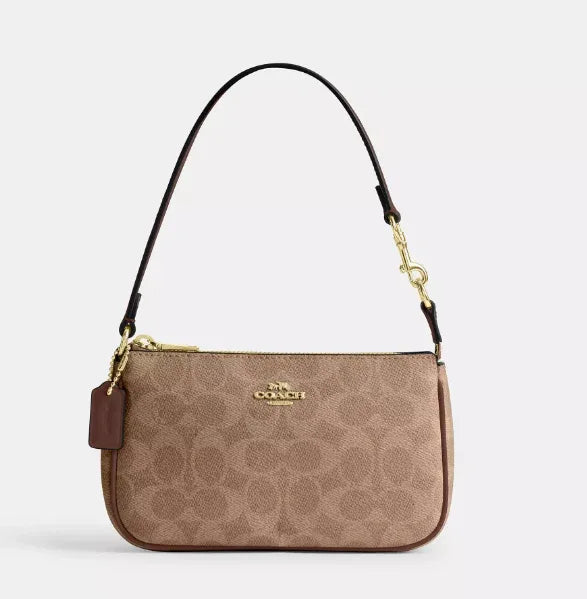 Coach Nolita 19 In Signature - Gold/Tan/Brown - My Suti