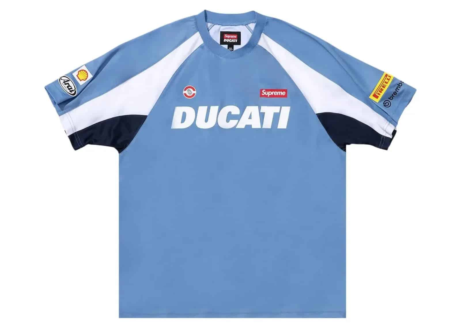 Supreme Ducati Soccer Jersey Blue - My Suti