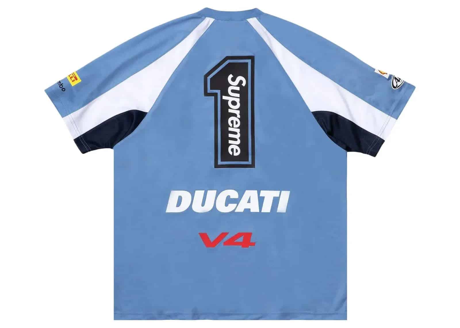 Supreme Ducati Soccer Jersey Blue - My Suti