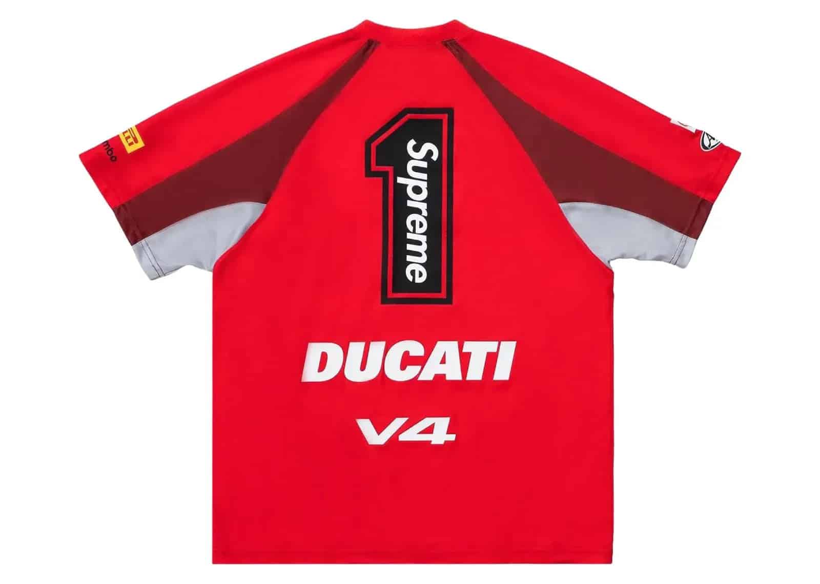 Supreme Ducati Soccer Jersey Red - My Suti