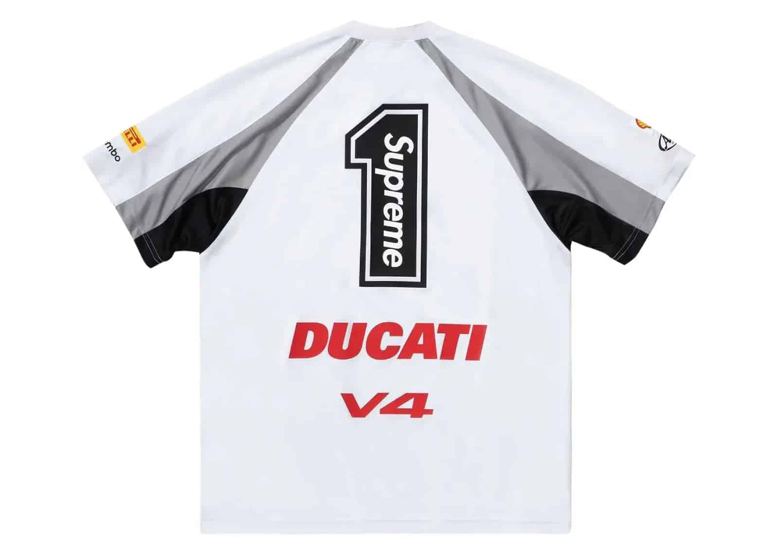 Supreme Ducati Soccer Jersey White - My Suti