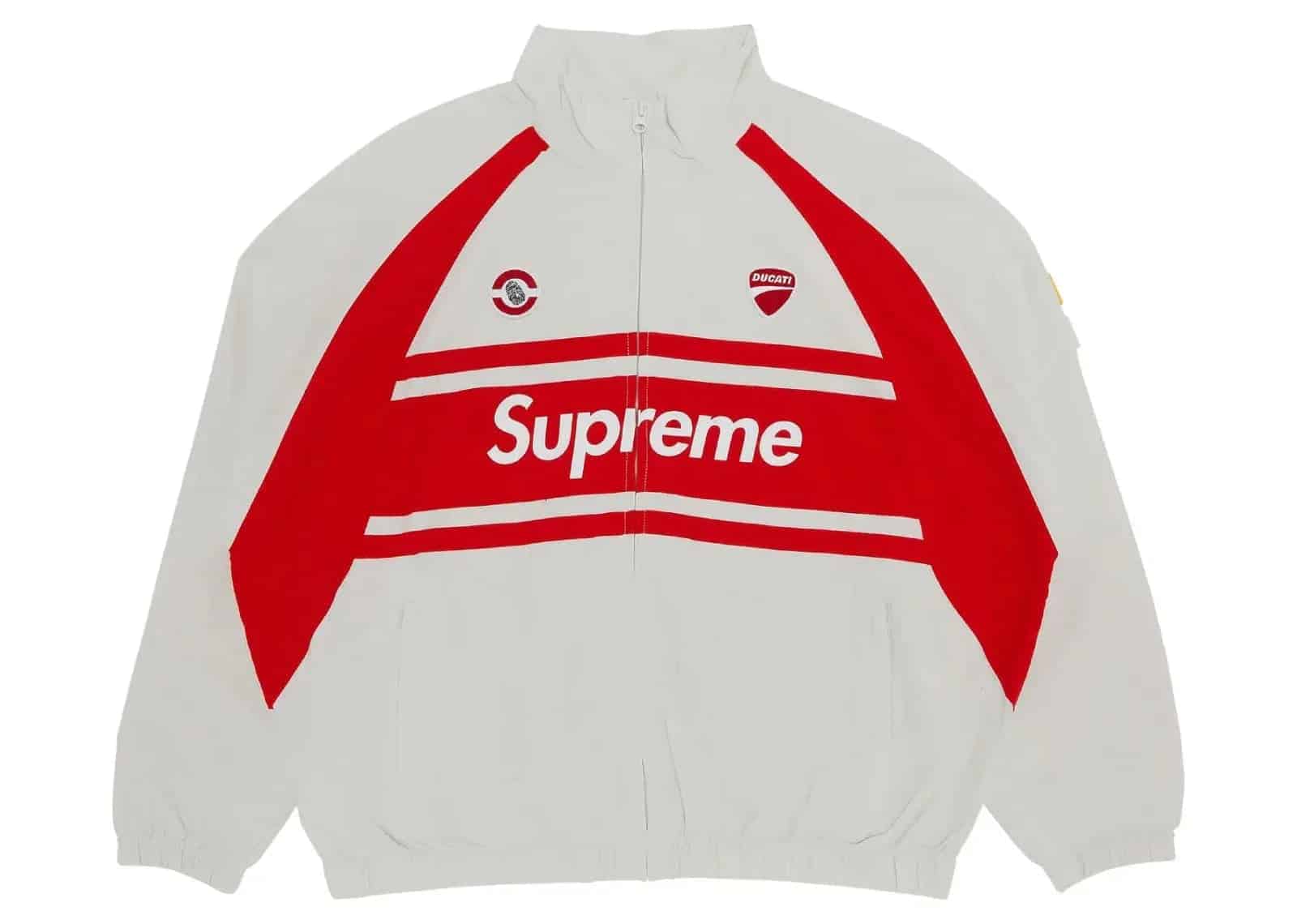 Supreme Ducati Track Jacket Light Grey - My Suti