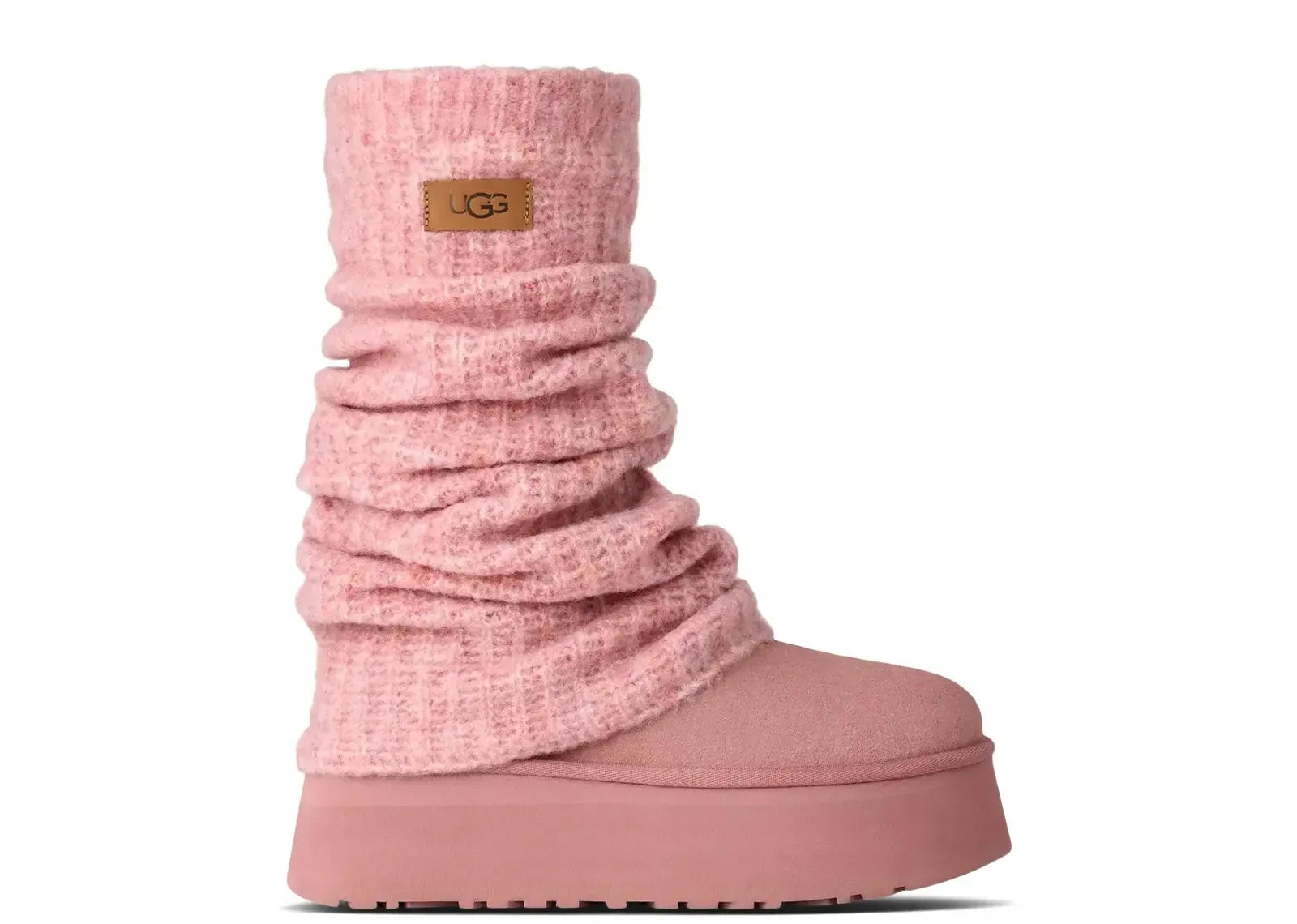 Ugg Classic Mini Dipper Legwarmer Boot Pink Dawn - My Suti