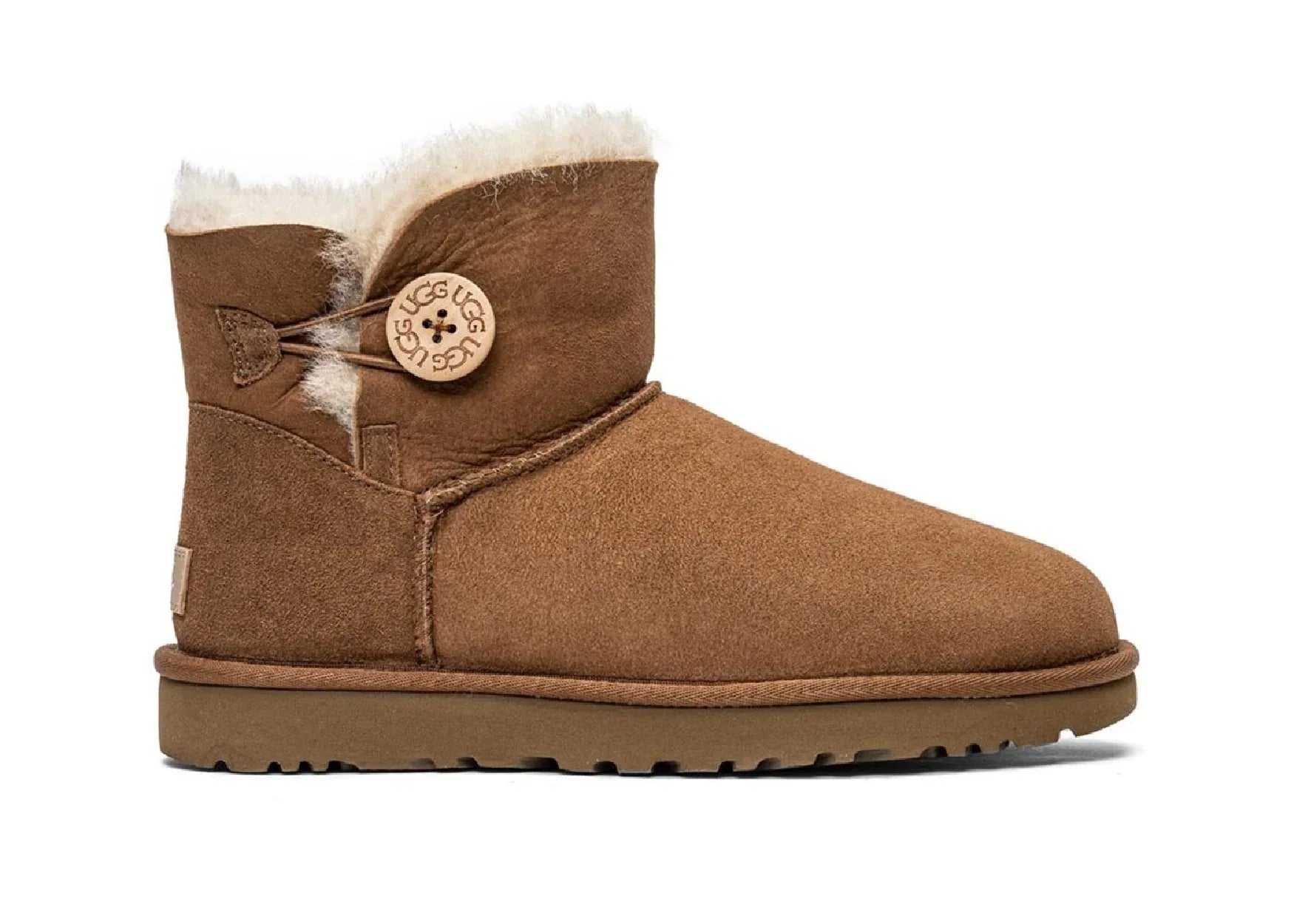 Ugg Mini Bailey Button II Chestnut - My Suti Ugg Mini Bailey Button II Chestnut - My Suti