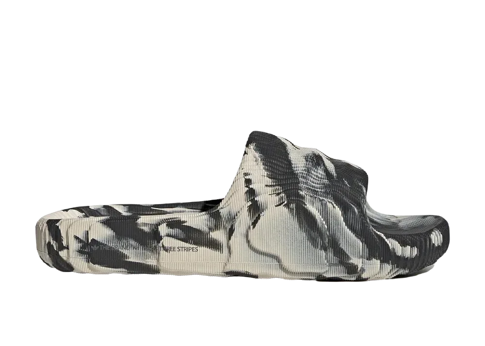 Adidas Adilette 22 Slides Carbon Aluminum - My Suti