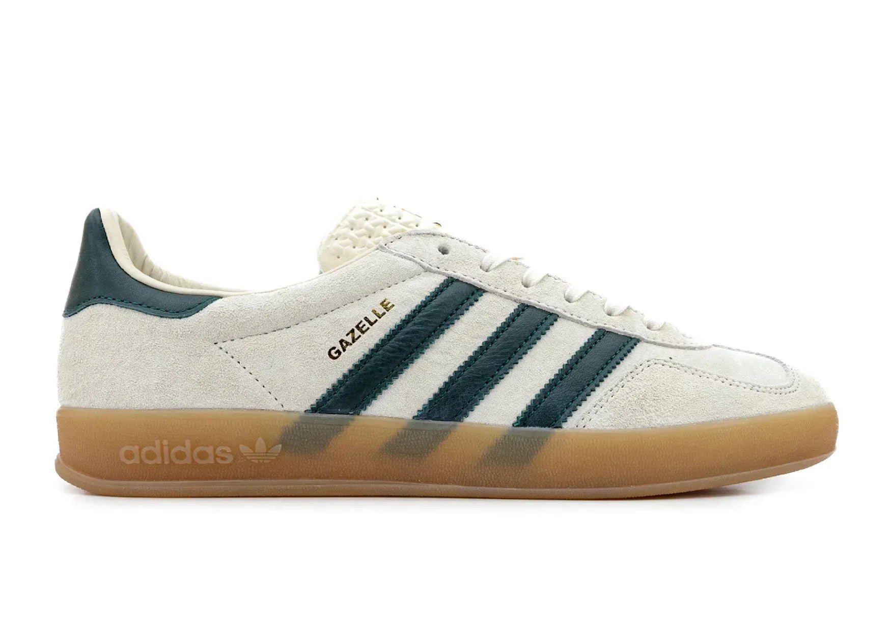 Adidas Gazelle Indoor Cream White Collegiate Green Gum - My Suti