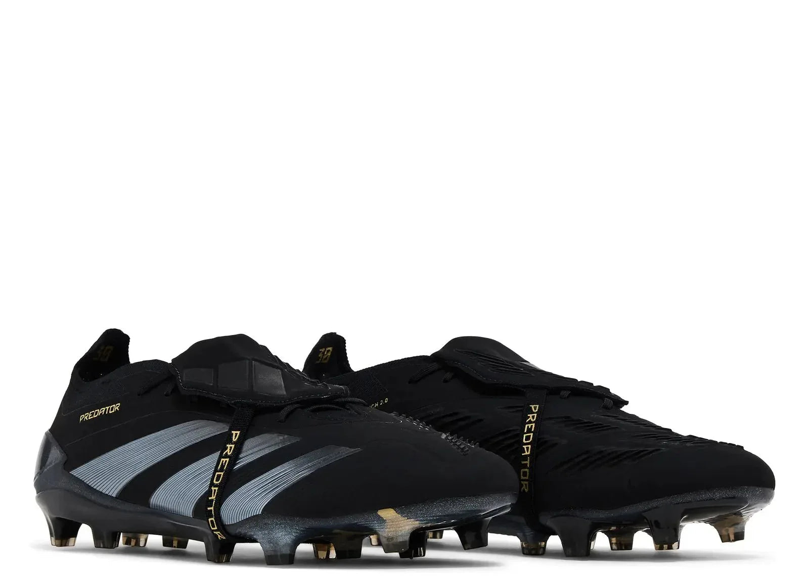 adidas Predator Elite Foldover Tongue FG Core Black Carbon Gold Metallic - My Suti