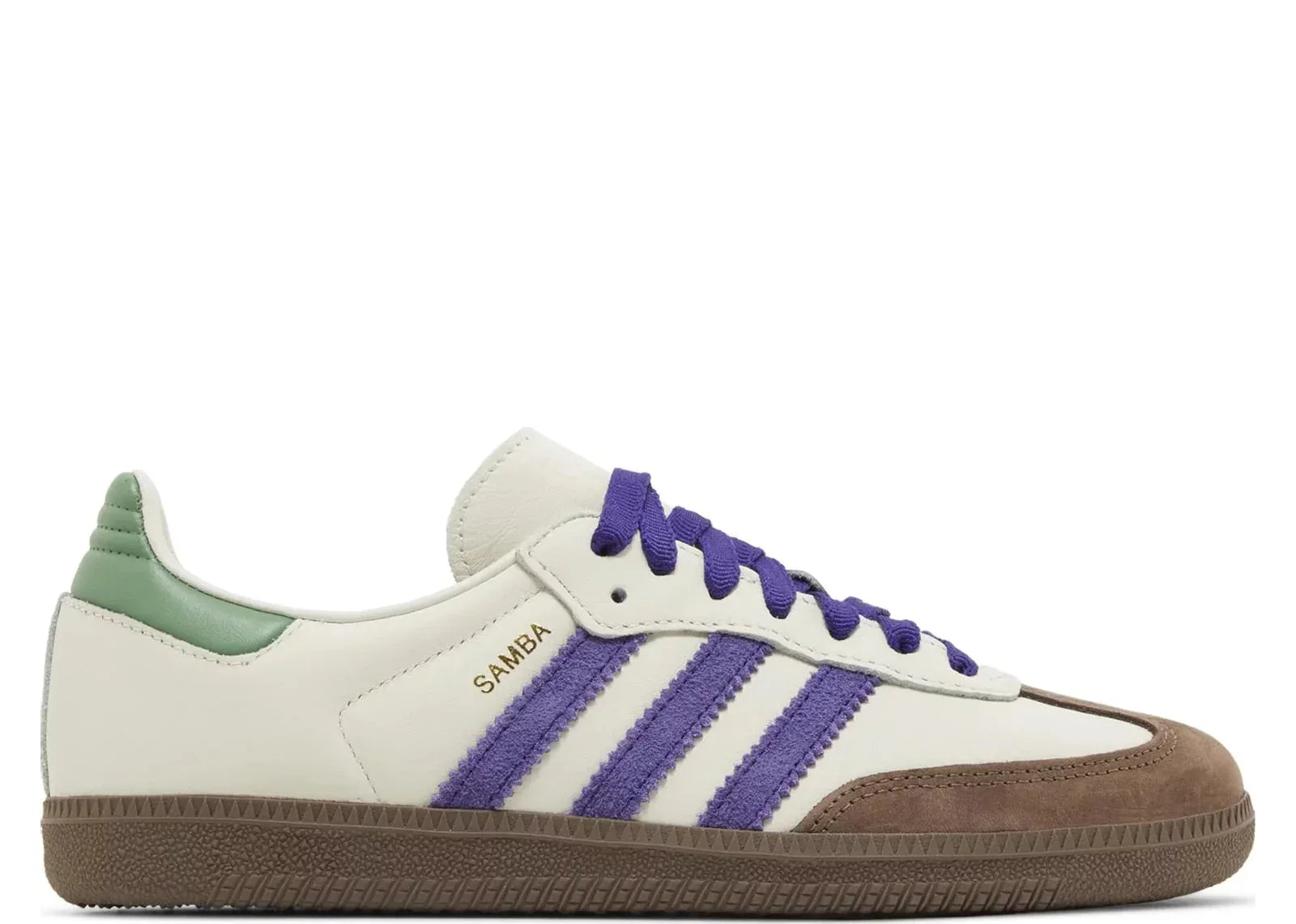 adidas Samba OG Off White Core Purple Green Brown (W) - My Suti