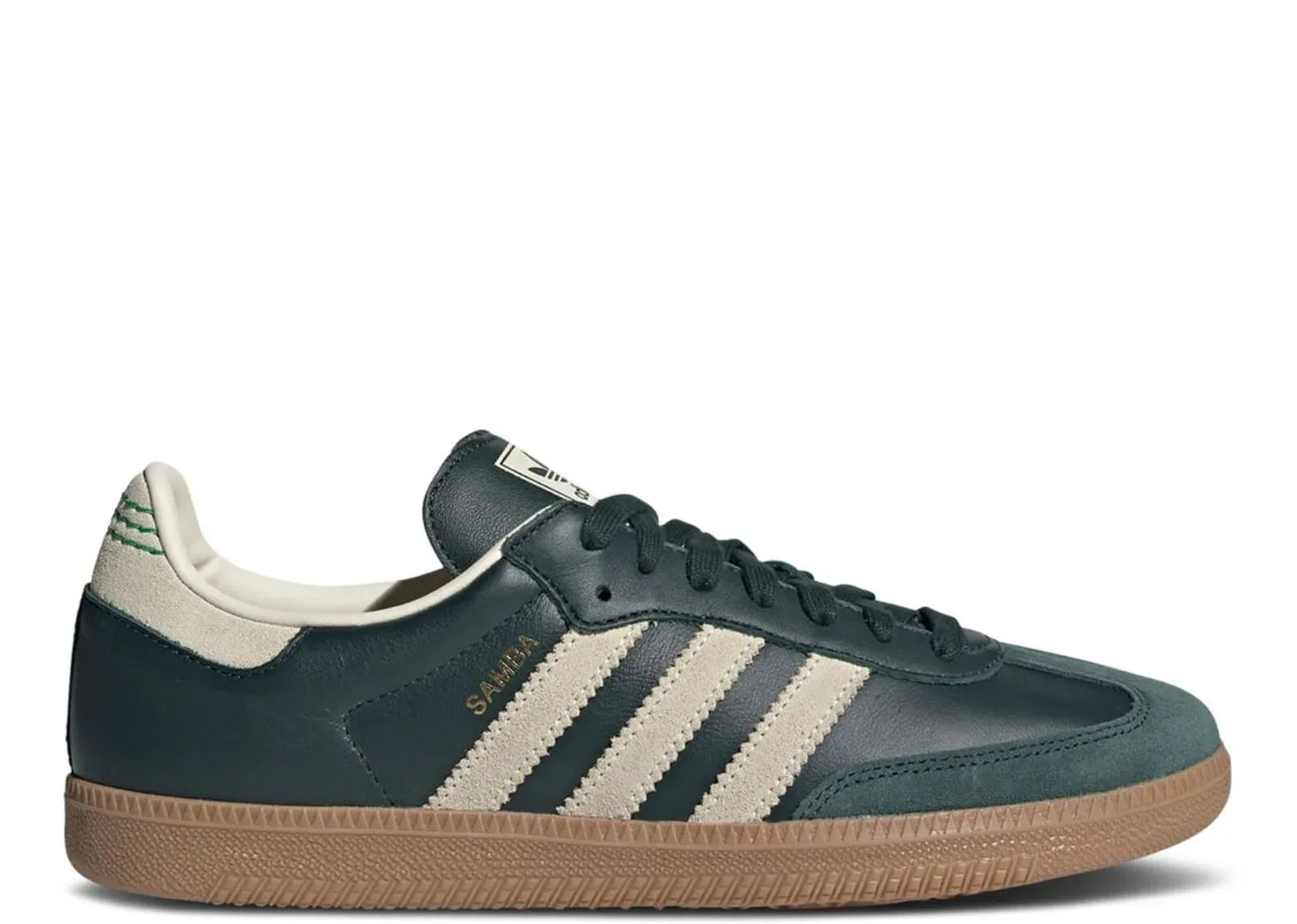 adidas Samba OG Shadow Green Cream White Gold Metallic - My Suti