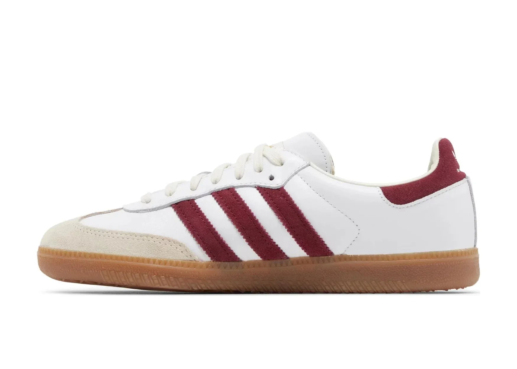 Adidas Samba Sporty Rich White Collegiate Burgundy - My Suti
