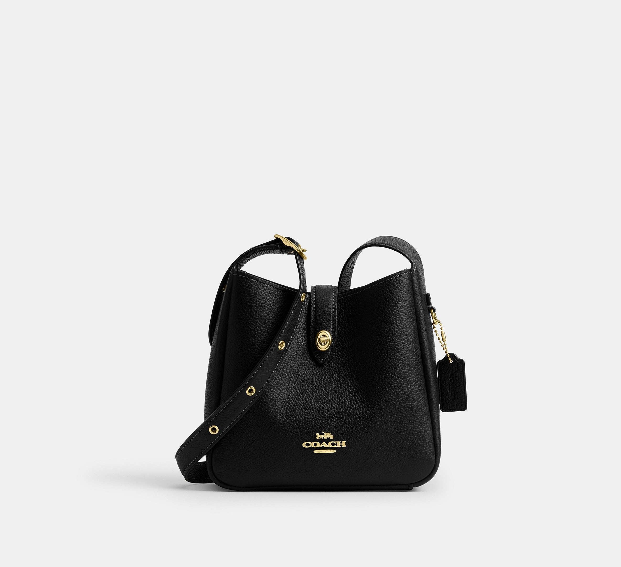 Coach Hadley Mini Crossbody Bag - Gold/Black - My Suti