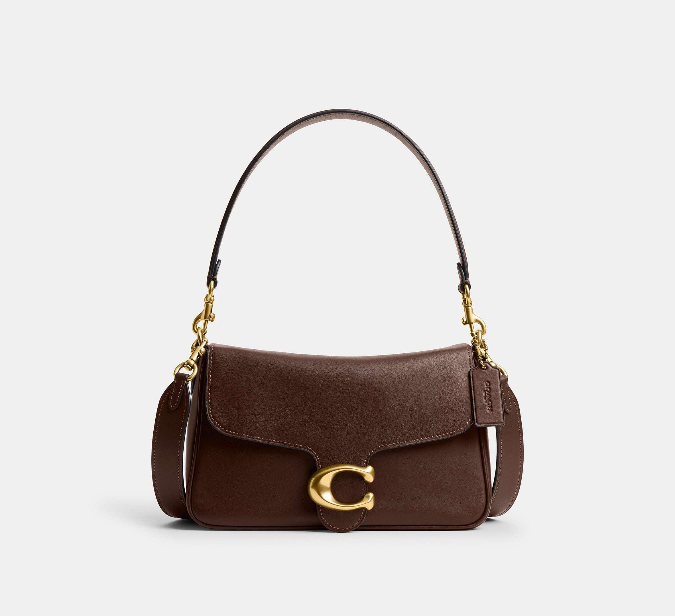 Coach Soft Tabby Shoulder Bag Brass Maple - My Suti
