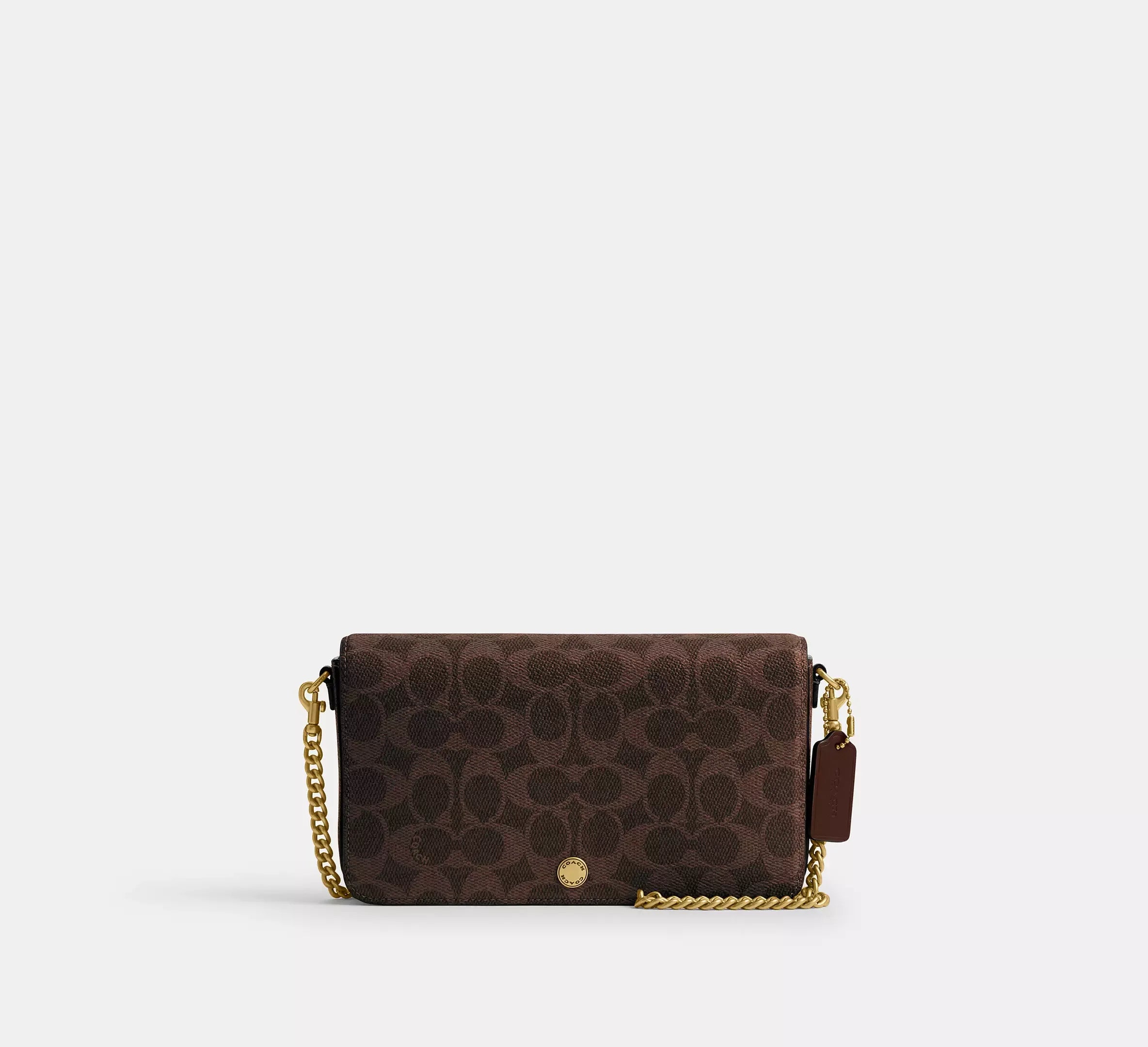 Coach Mila Crossbody Bag In Signature SEZON - Brass/Maple - My Suti