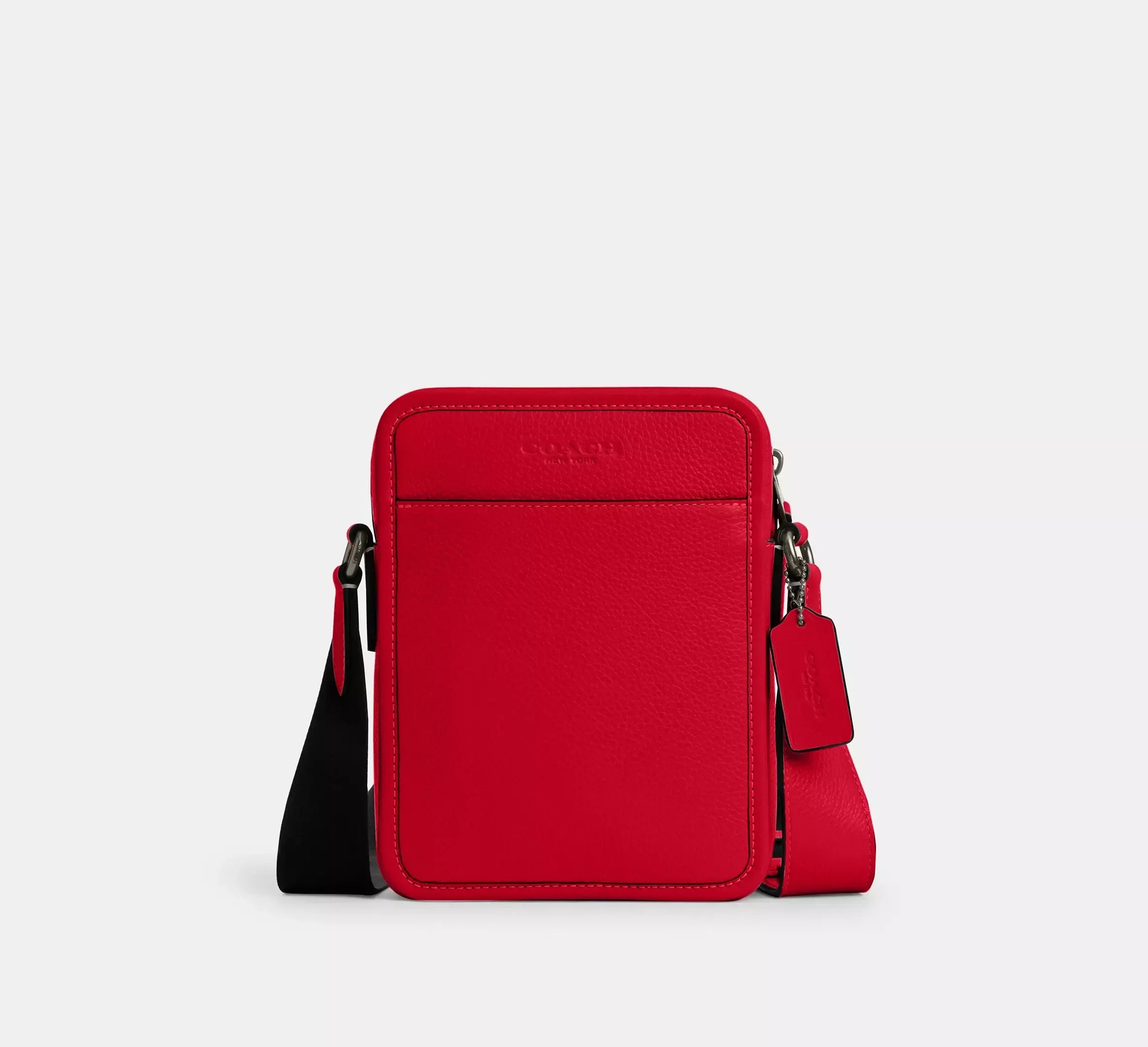 Coach Sullivan Crossbody Bag - Gunmetal/Bold Red - My Suti