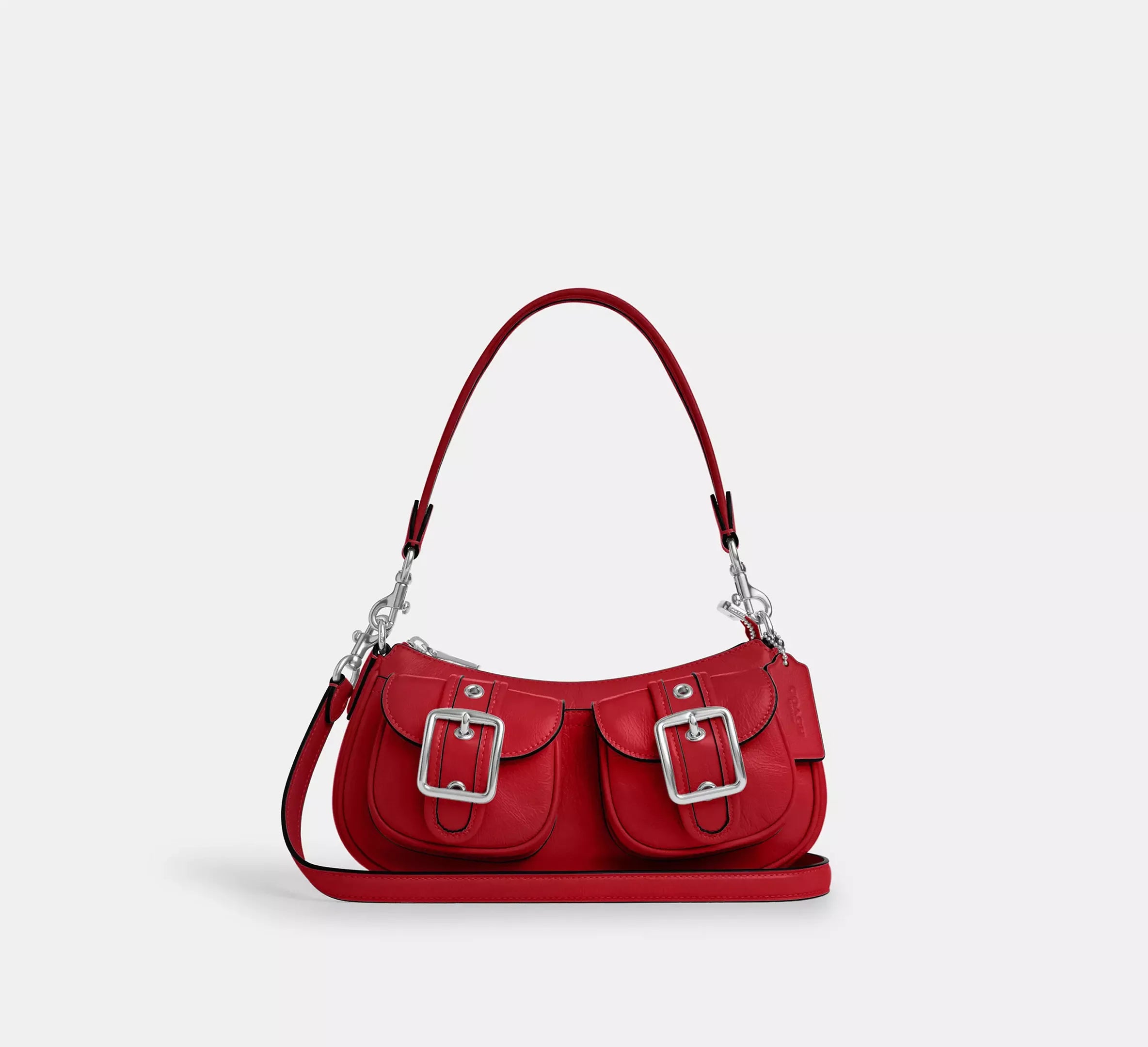 Coach Ashton Bag - Silver/Dark Cardinal - My Suti
