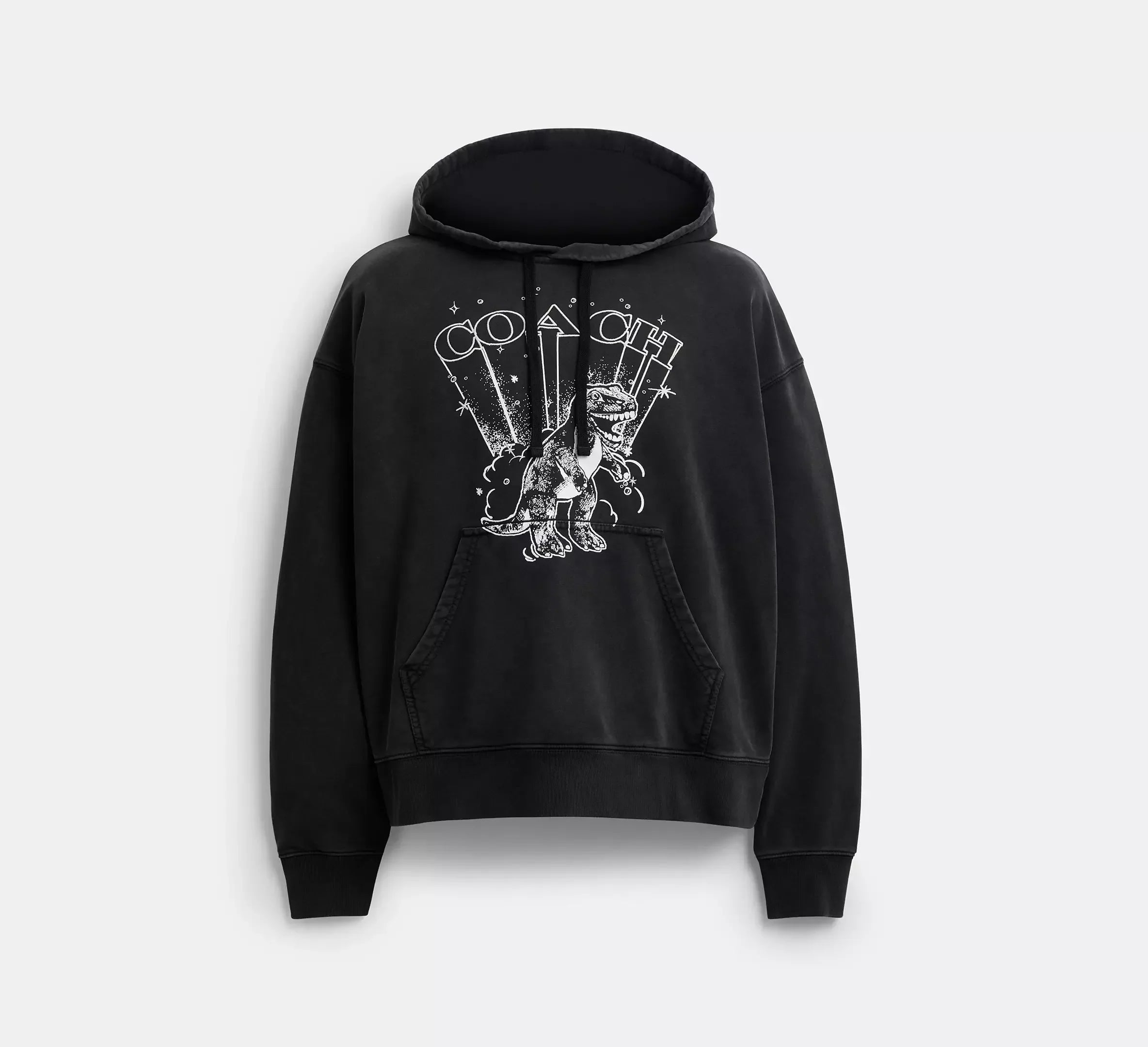 Coach T-Rex Hoodie - Washed Black - My Suti