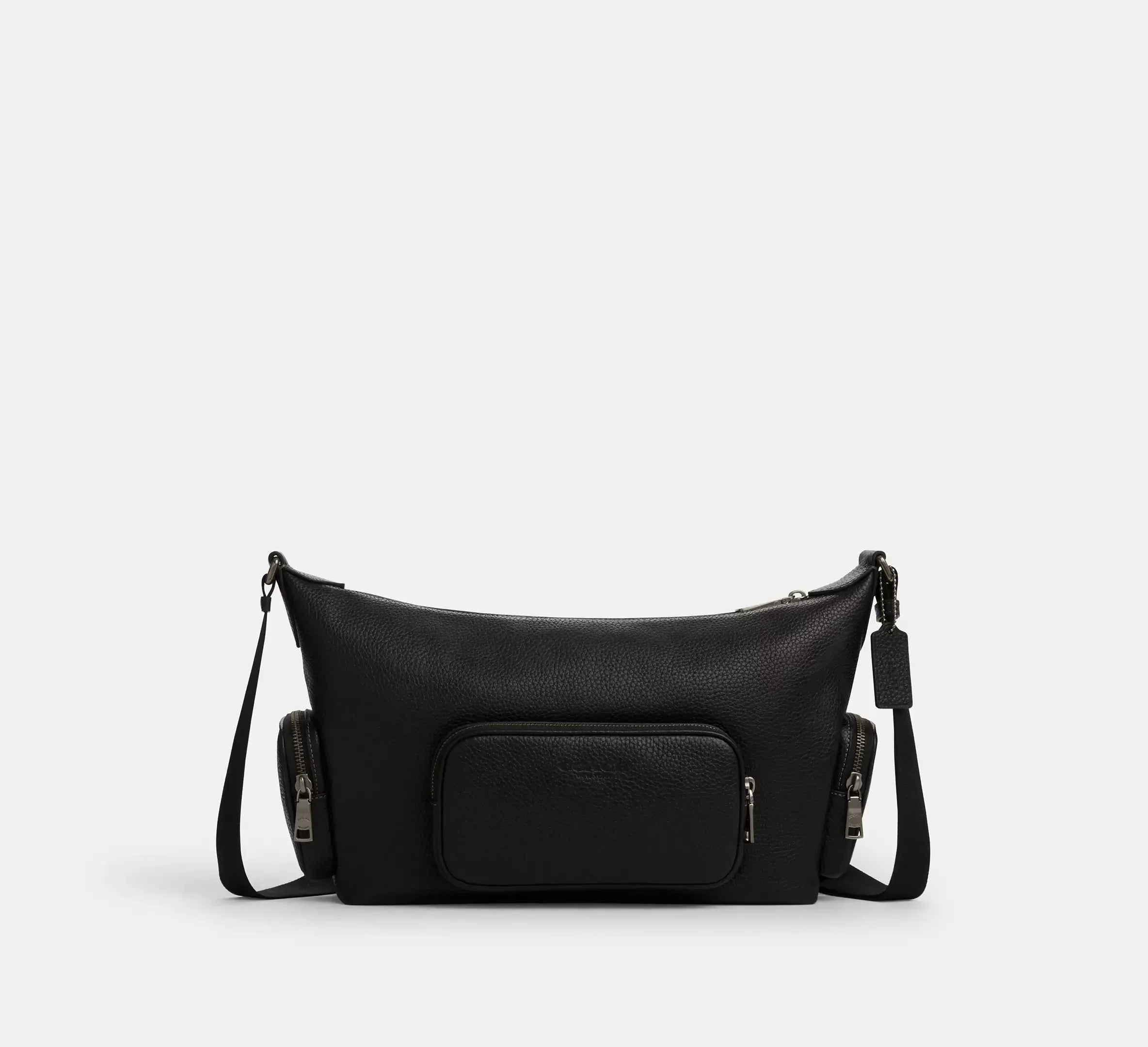Coach Finn Crossbody Bag With Pockets - Gunmetal/Black - My Suti